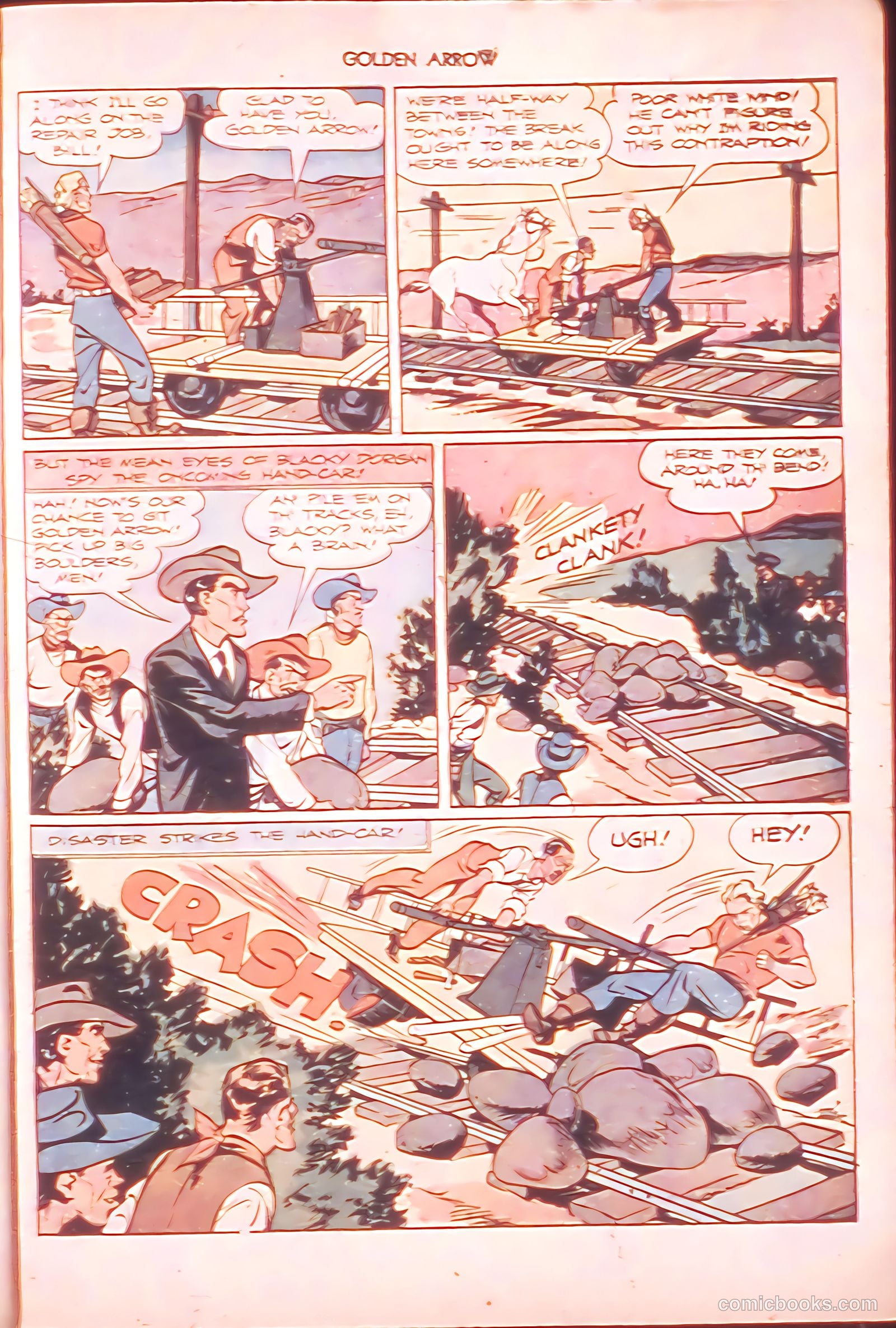 Golden Arrow Western #6 — page 27 of 36