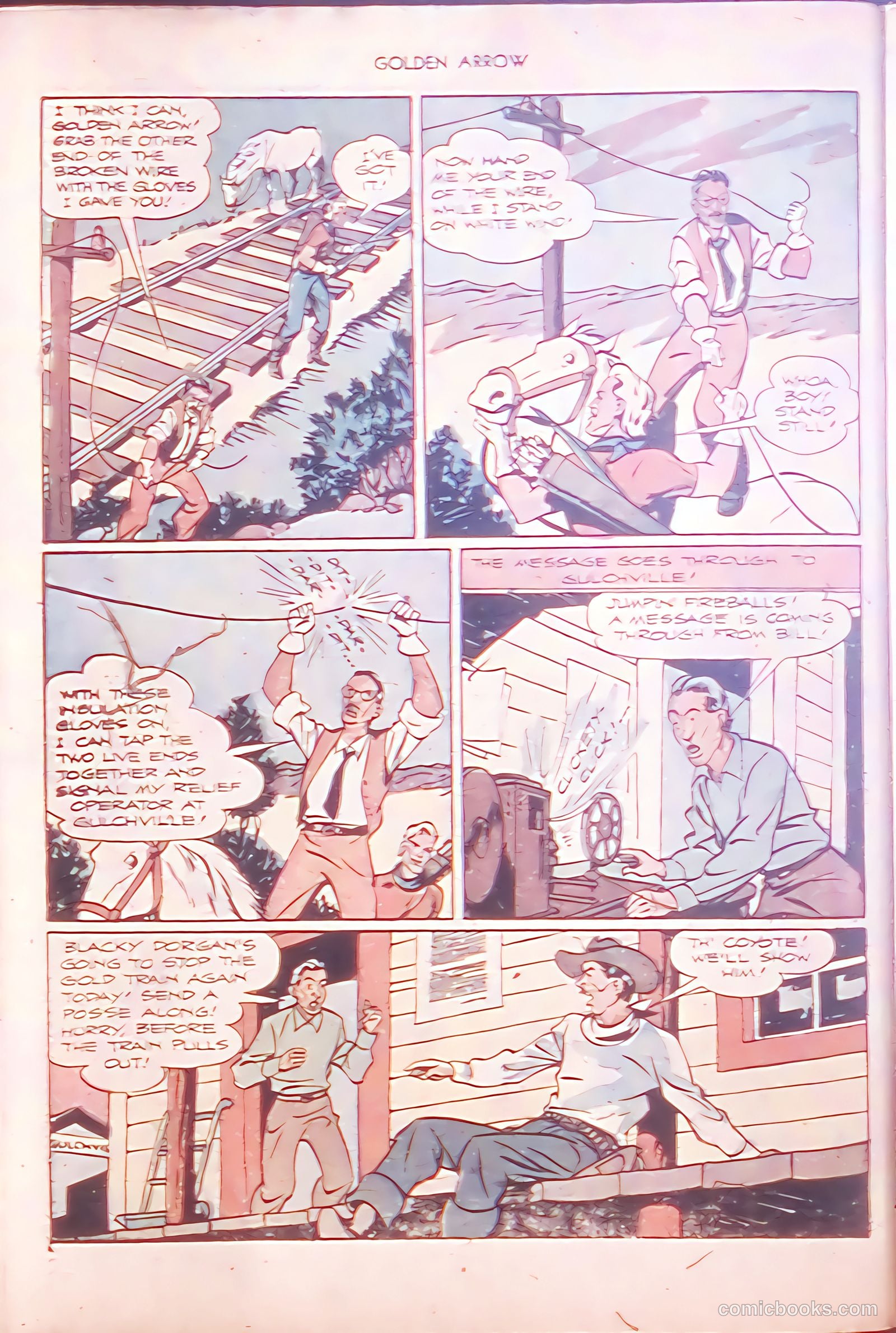 Golden Arrow Western #6 — page 30 of 36