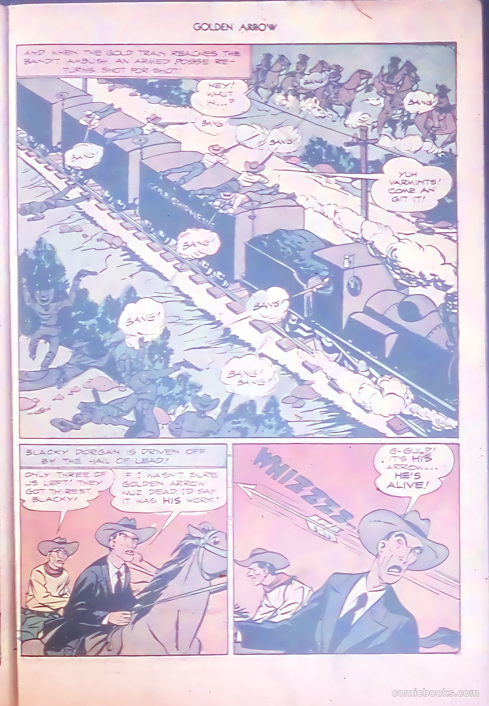 Golden Arrow Western #6 — page 31 of 36