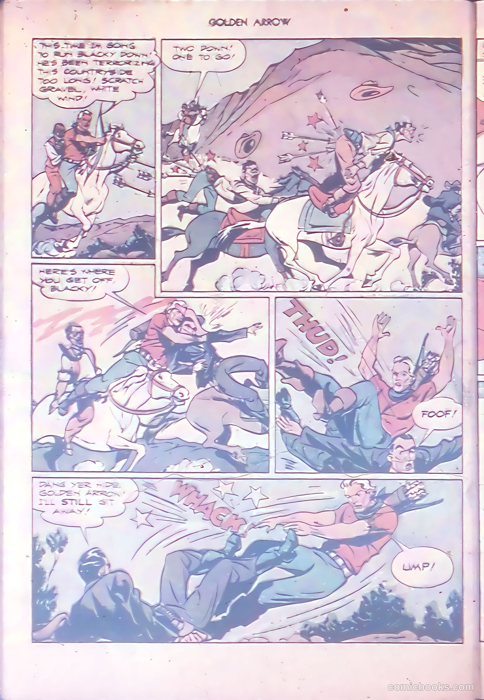 Golden Arrow Western #6 — page 32 of 36