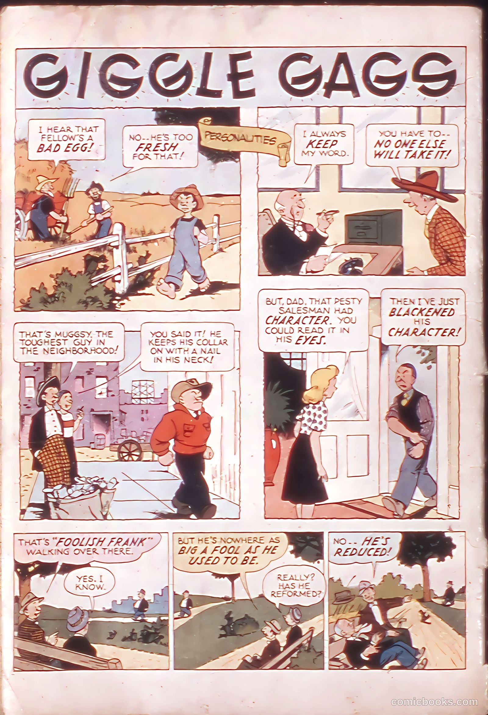 Golden Arrow Western #6 — page 36 of 36