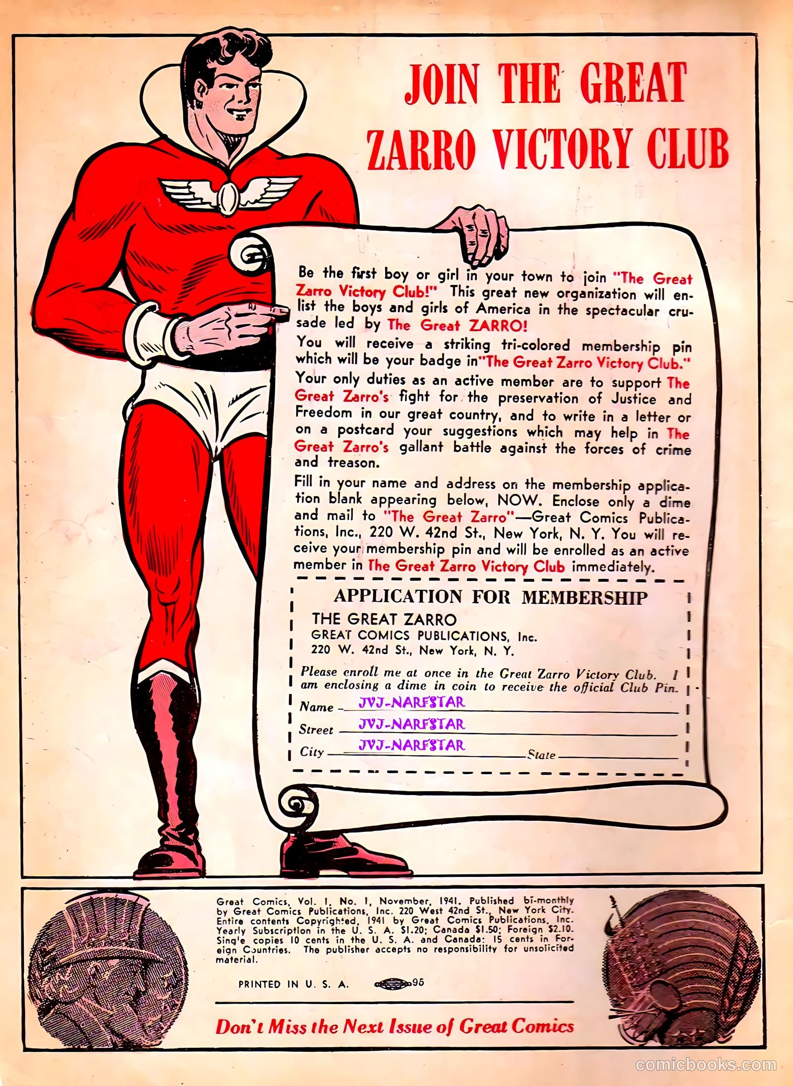 Great Comics #1 — page 2 of 69