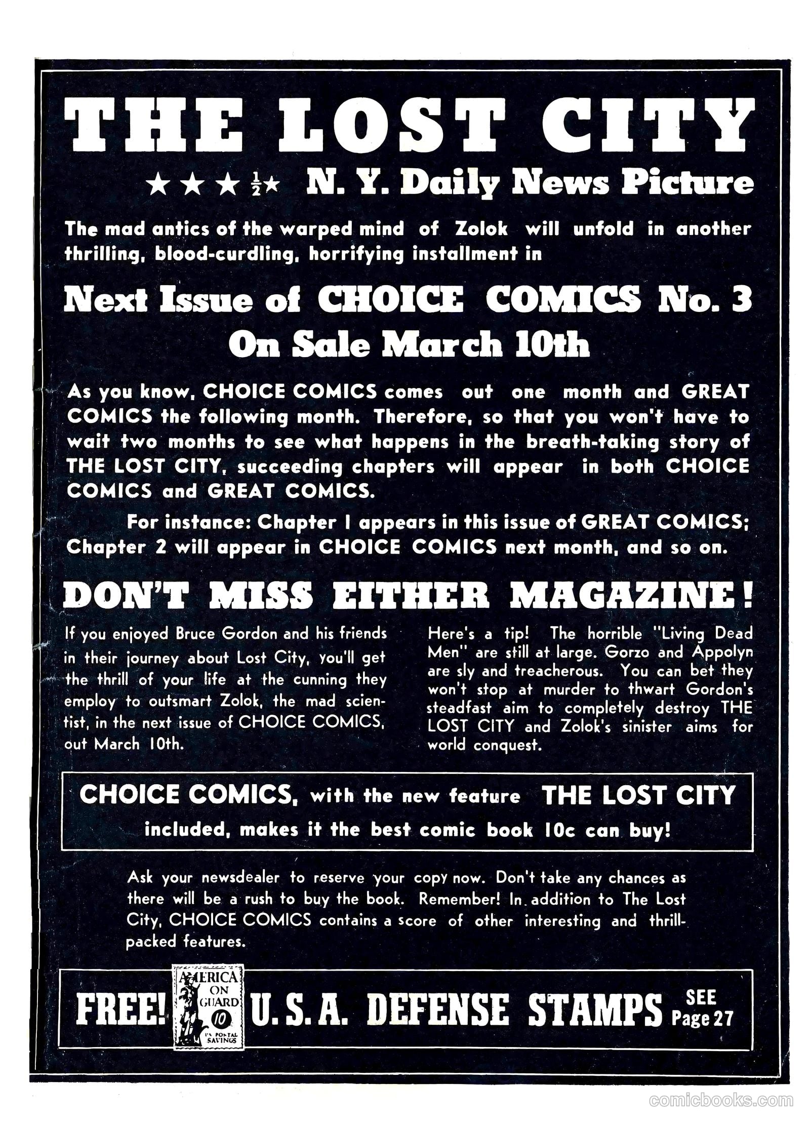 Great Comics #3 — page 67 of 68