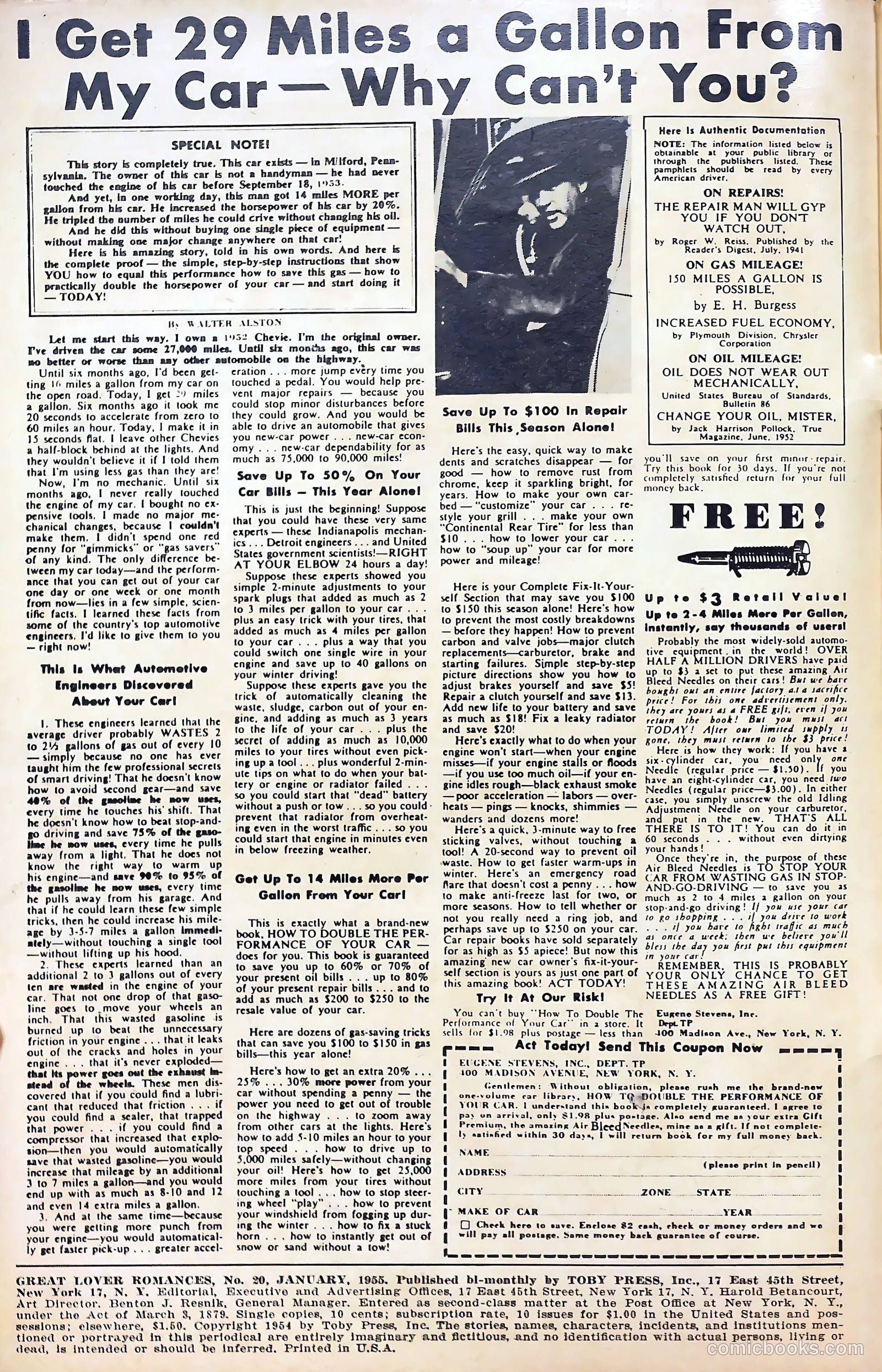 Great Lover Romances #20 — page 2 of 36