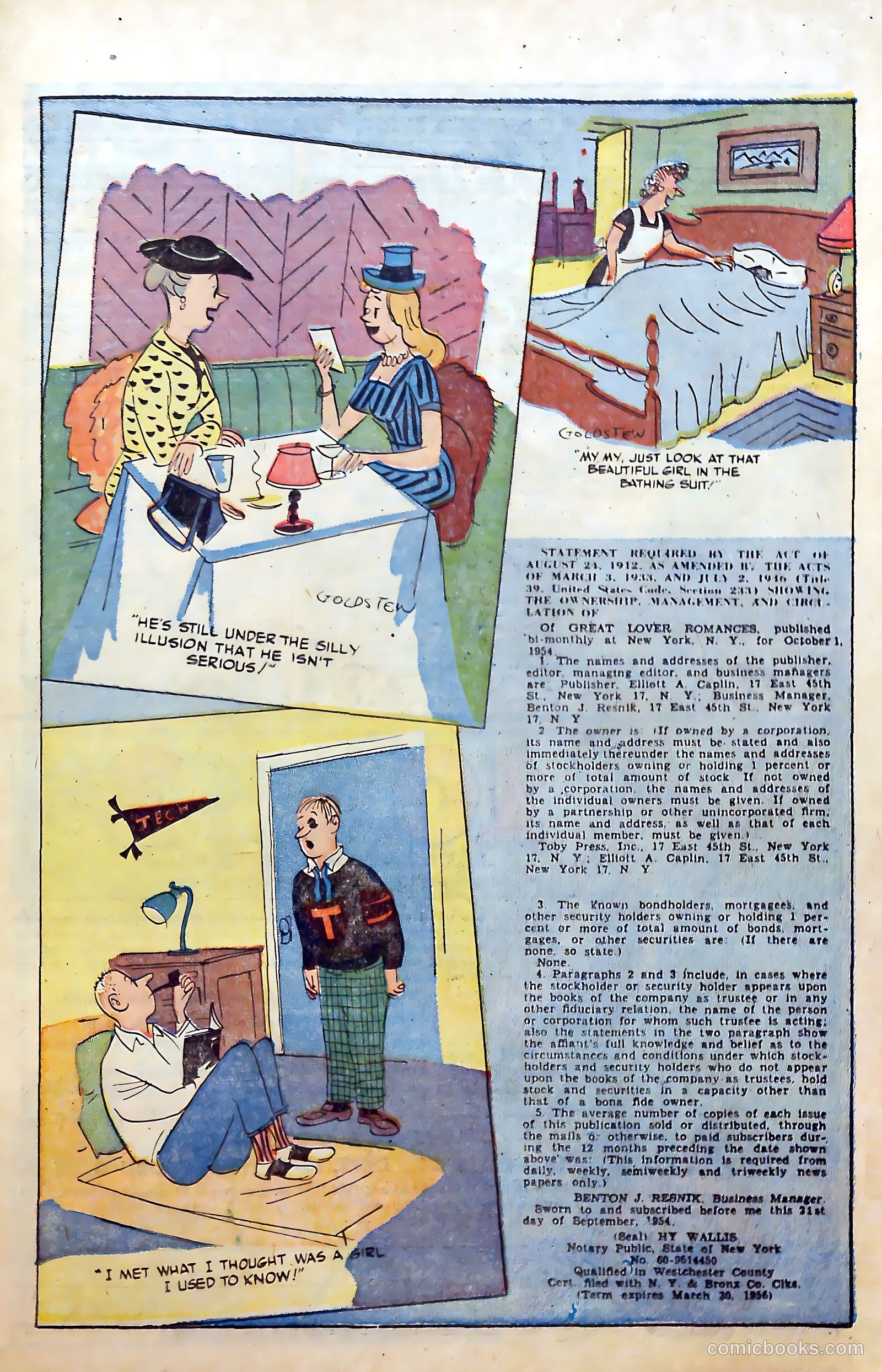 Great Lover Romances #21 — page 21 of 36