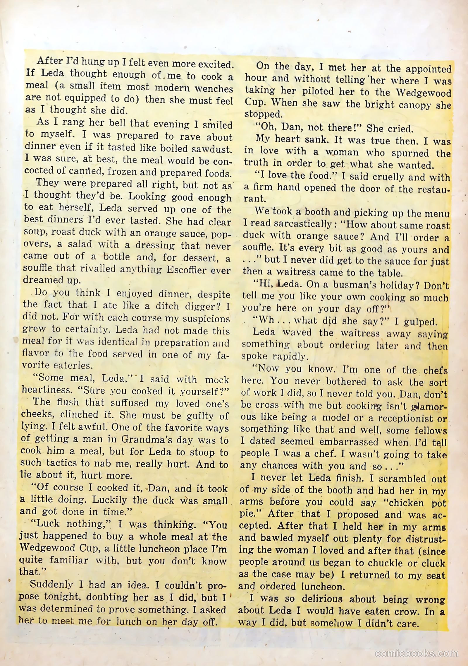 Great Lover Romances #22 — page 21 of 36