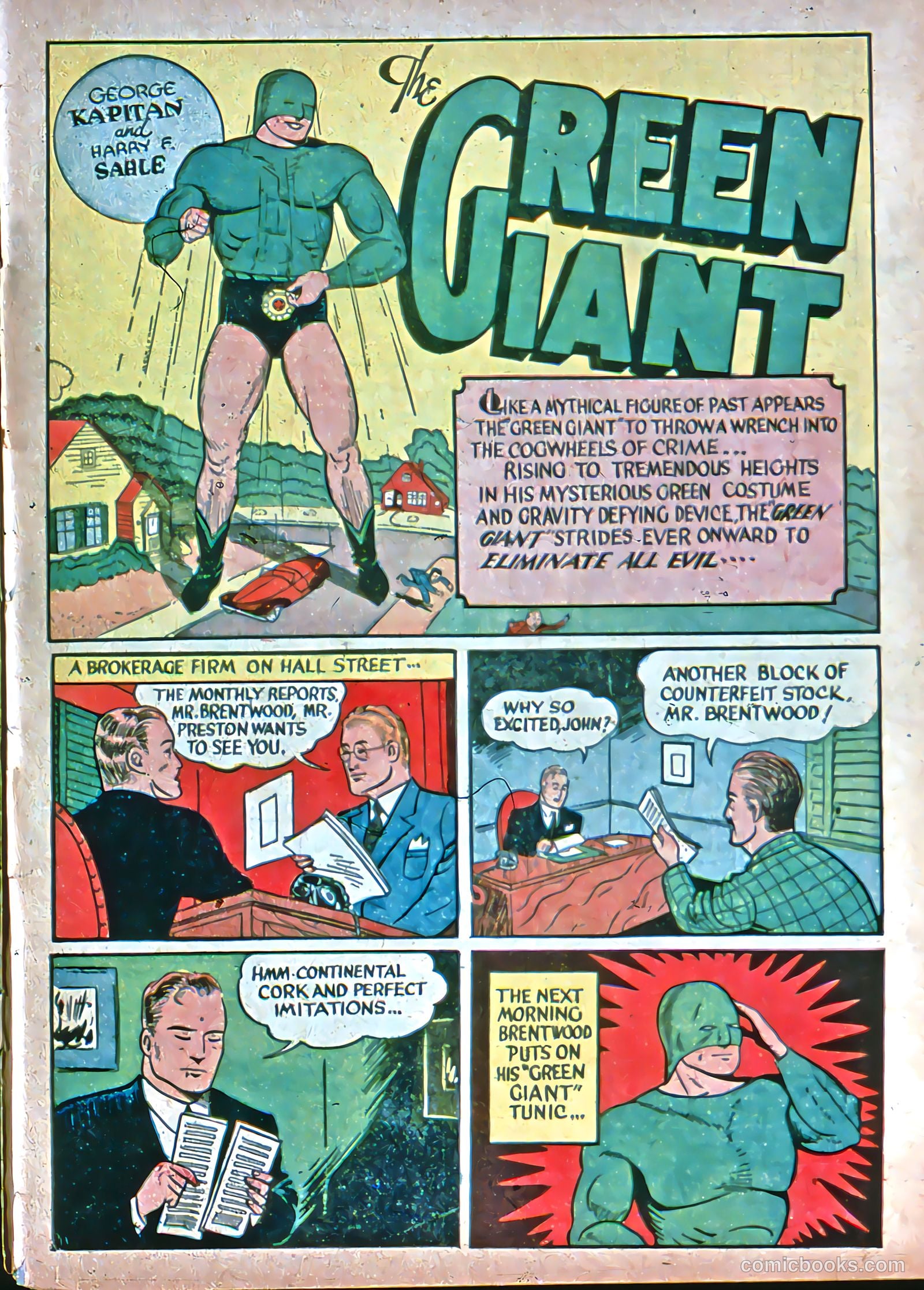 Green Giant Comics #1 — page 3 of 52