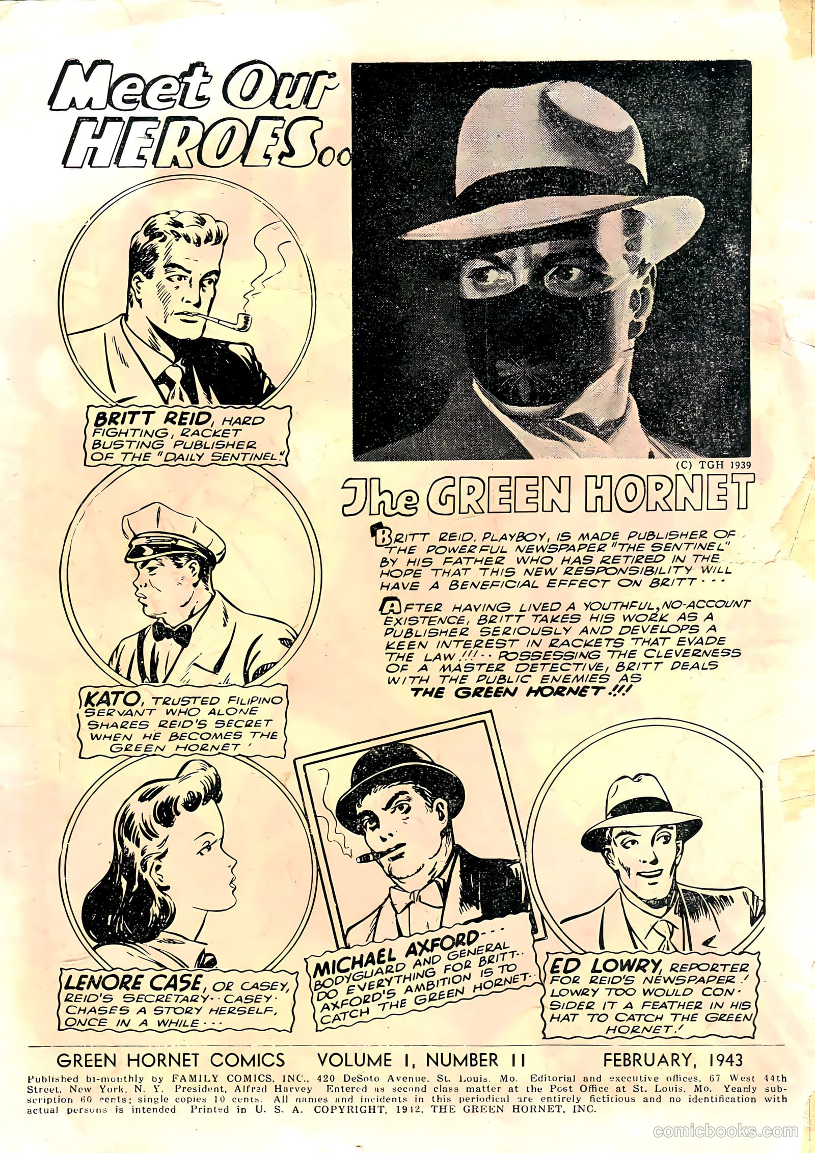 Green Hornet #11 — page 3 of 45
