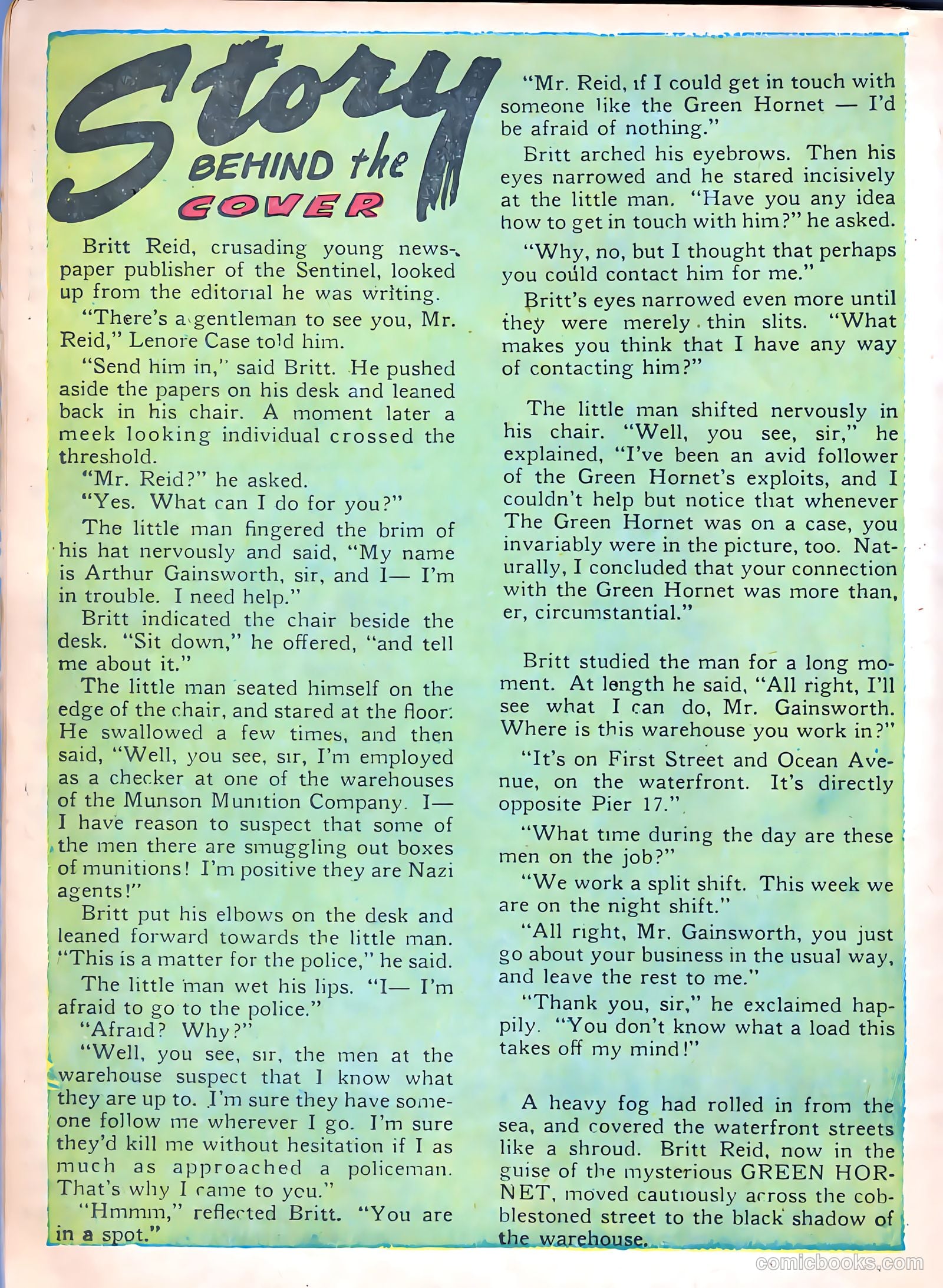 Green Hornet #13 — page 33 of 37