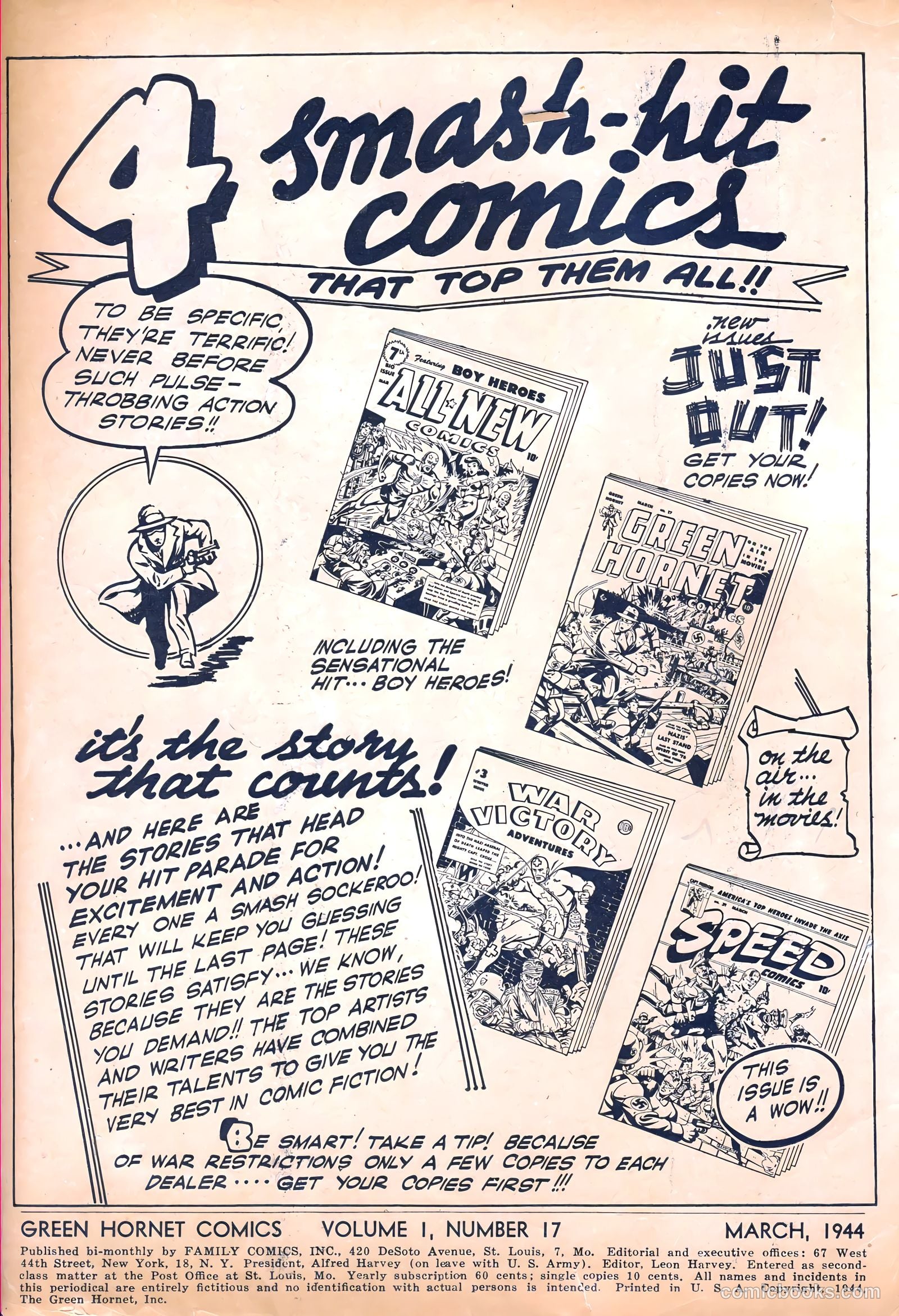 Green Hornet #17 — page 1 of 37