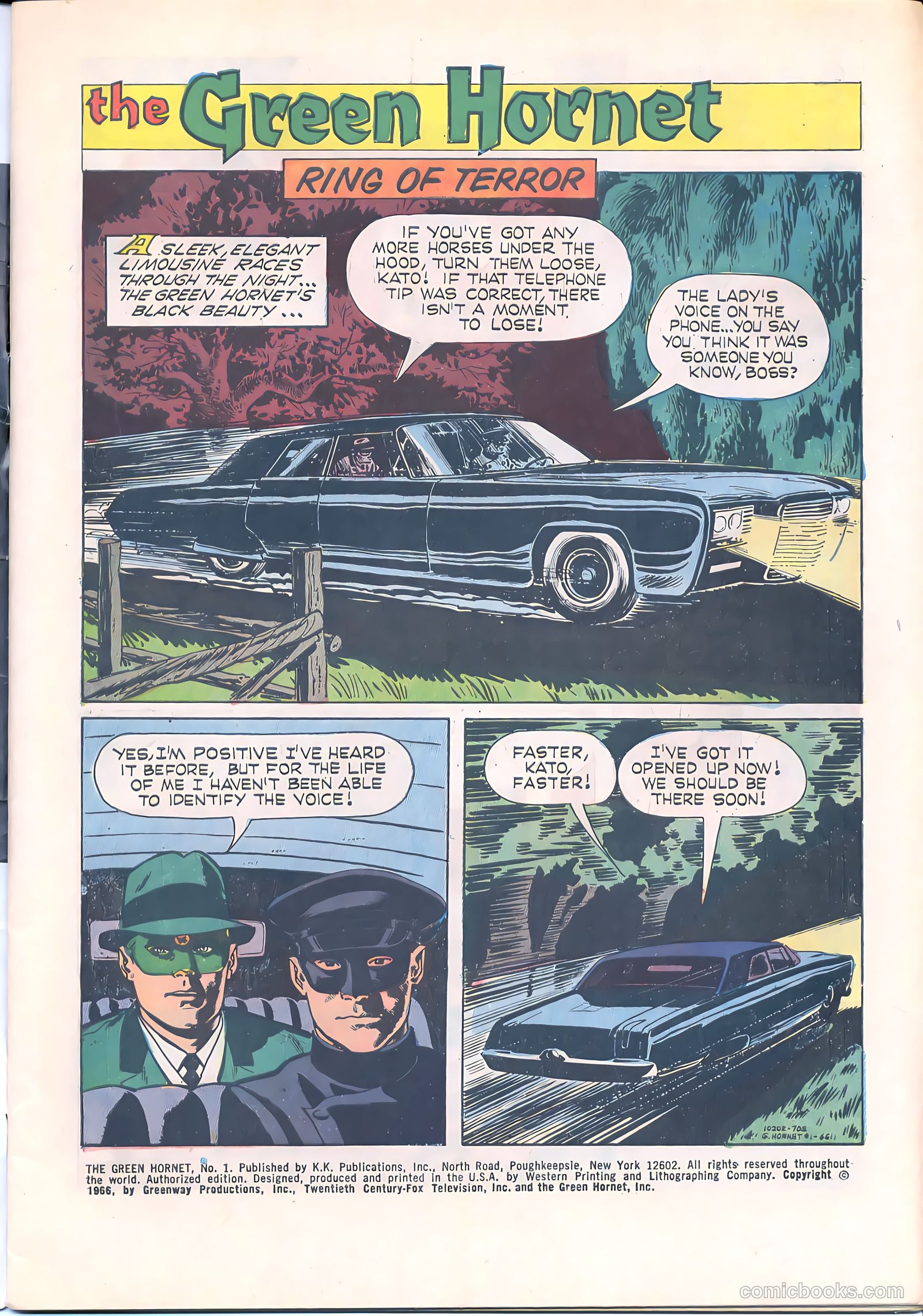 Green Hornet Comics #1 — page 3 of 35