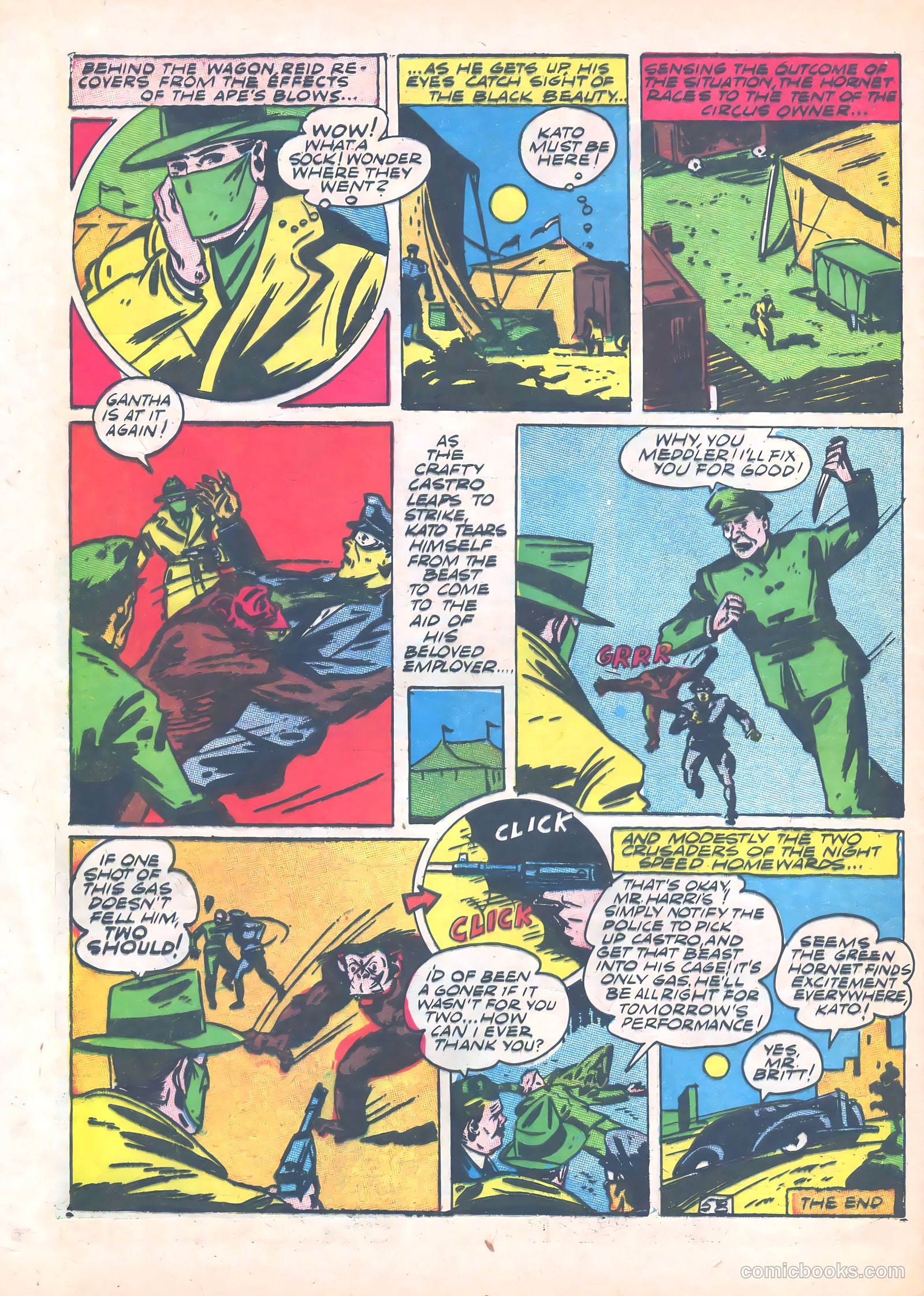 Green Hornet Comics #6 — page 59 of 67