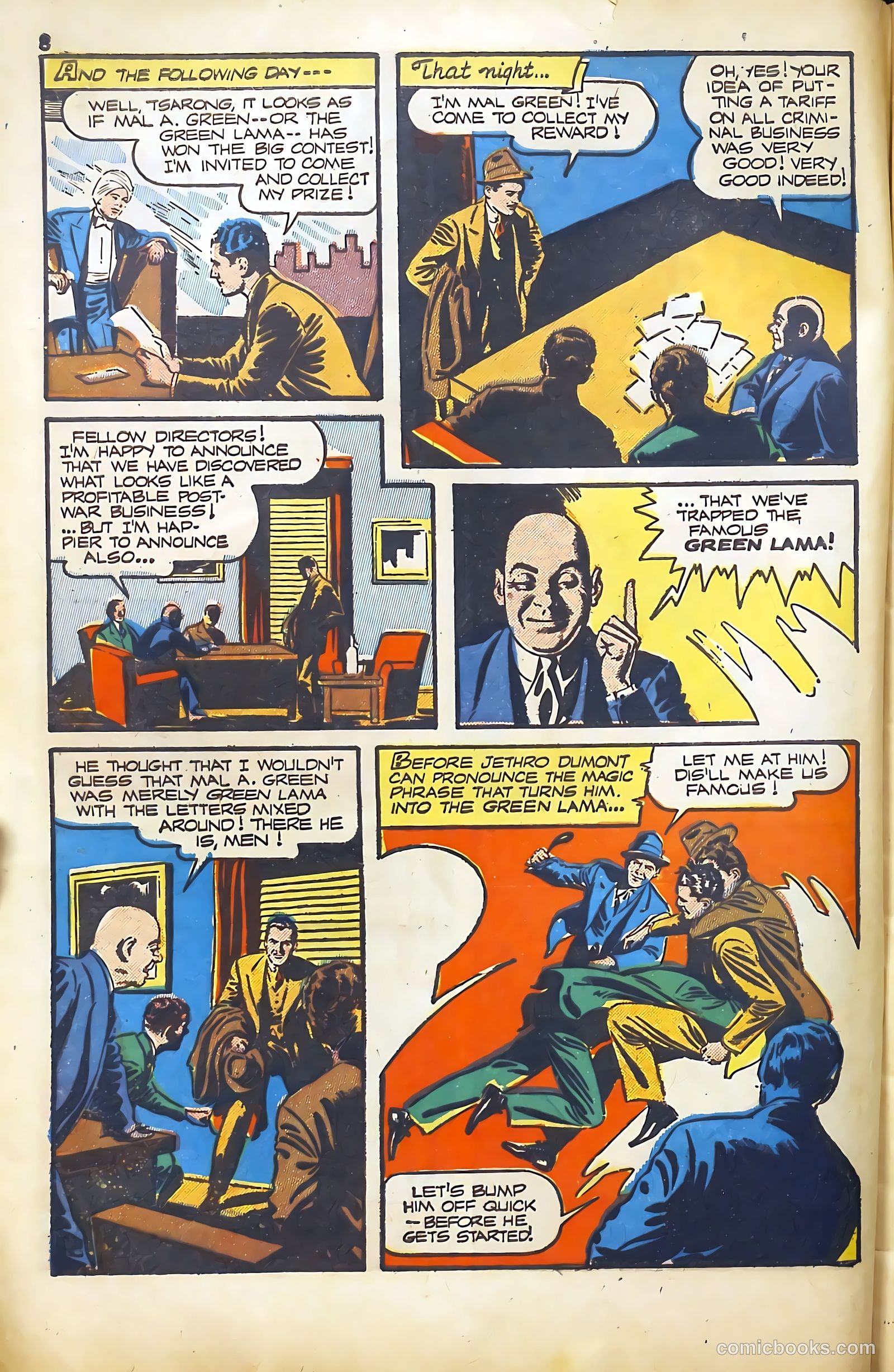 Green Lama #2 — page 8 of 47