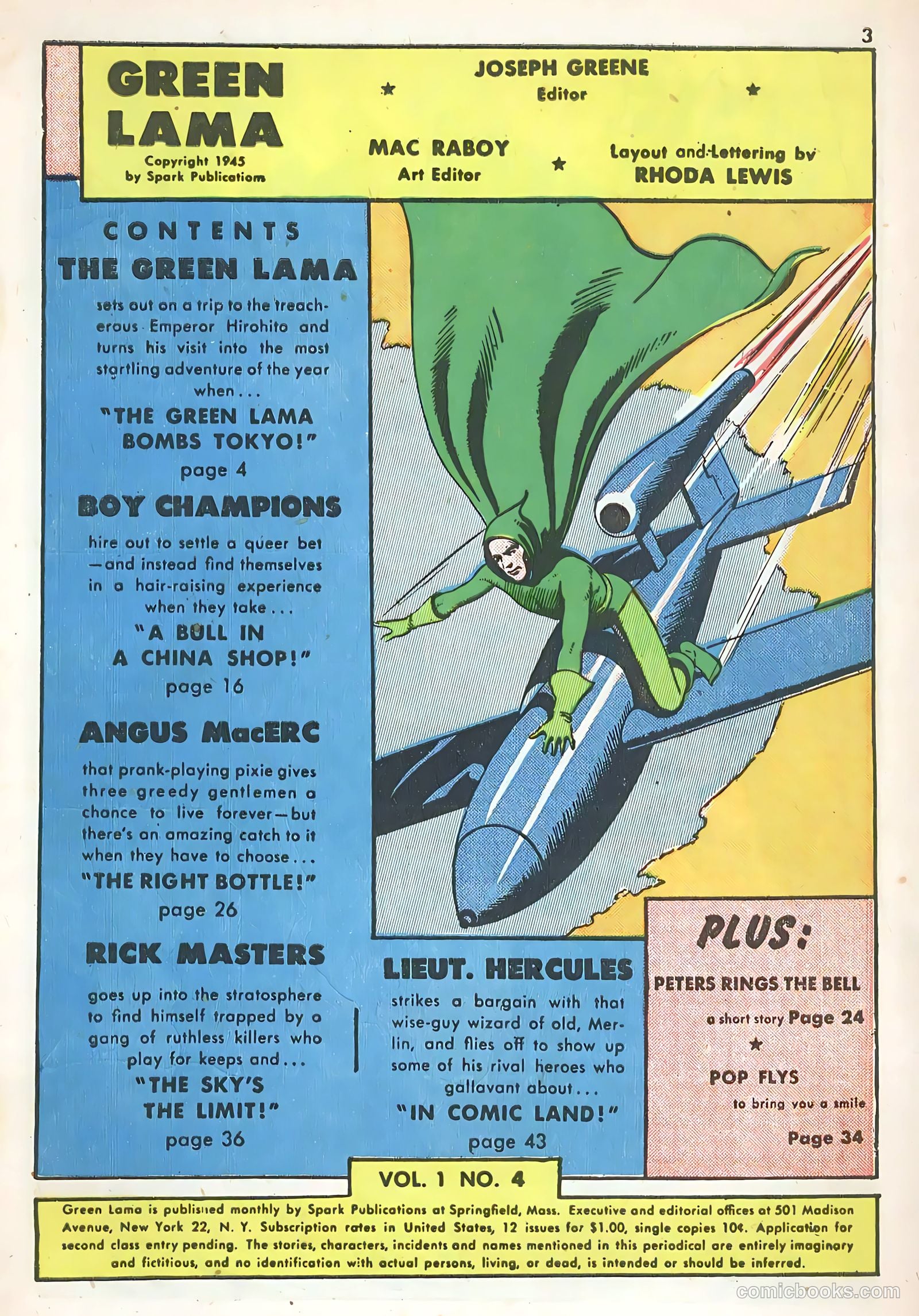 Green Lama #4 — page 3 of 52