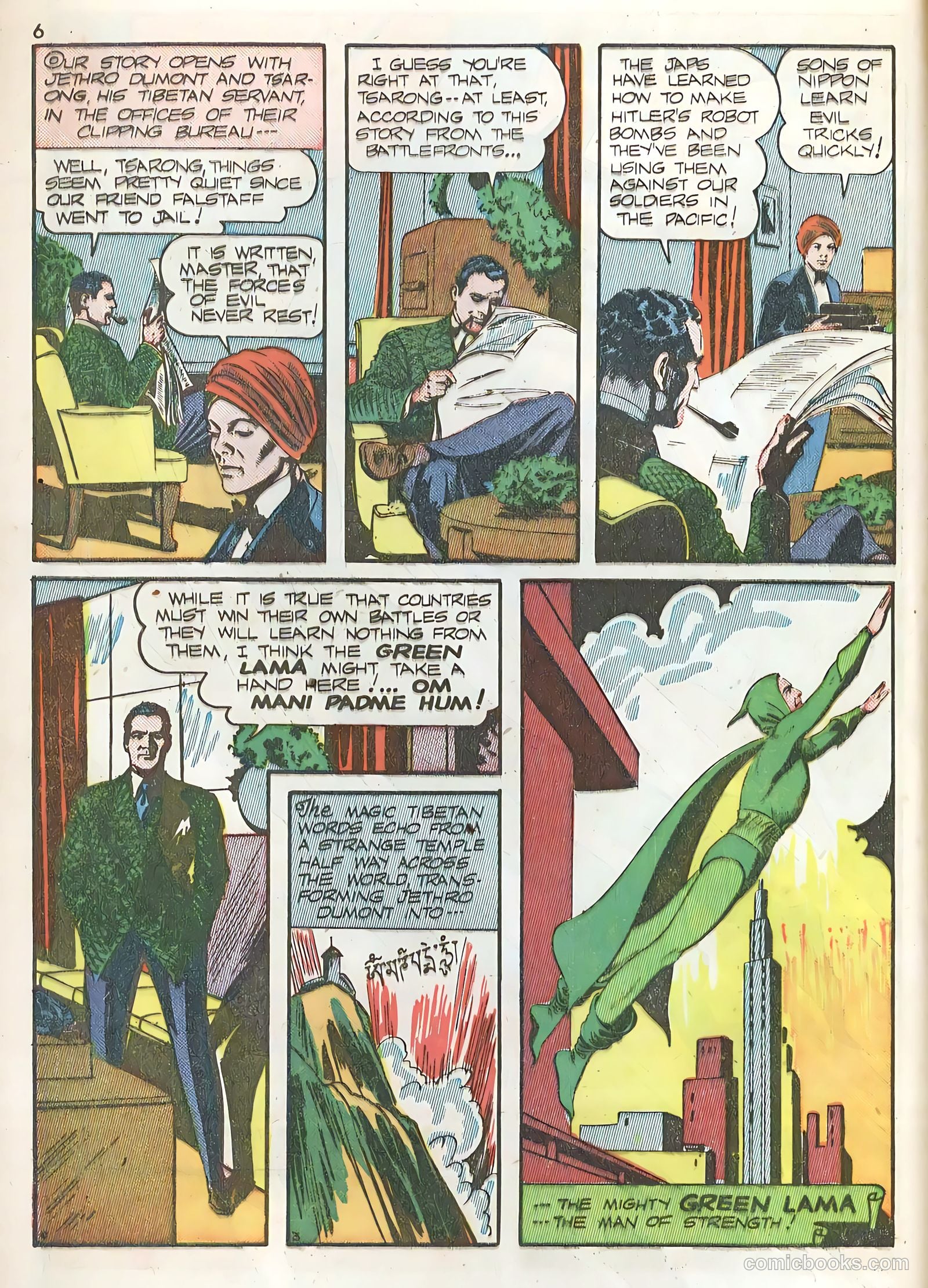 Green Lama #4 — page 6 of 52