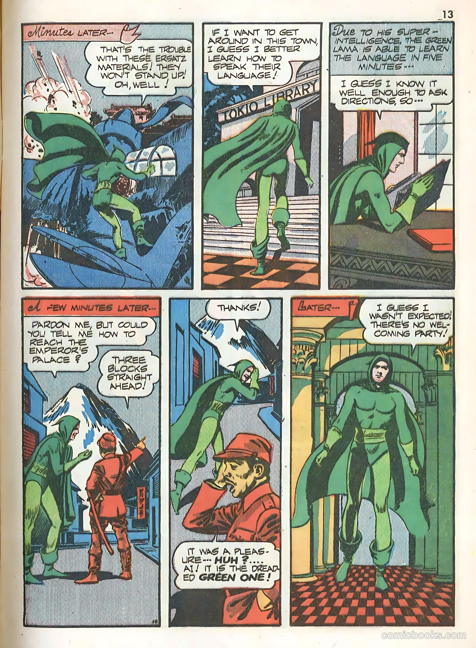 Green Lama #4 — page 13 of 52
