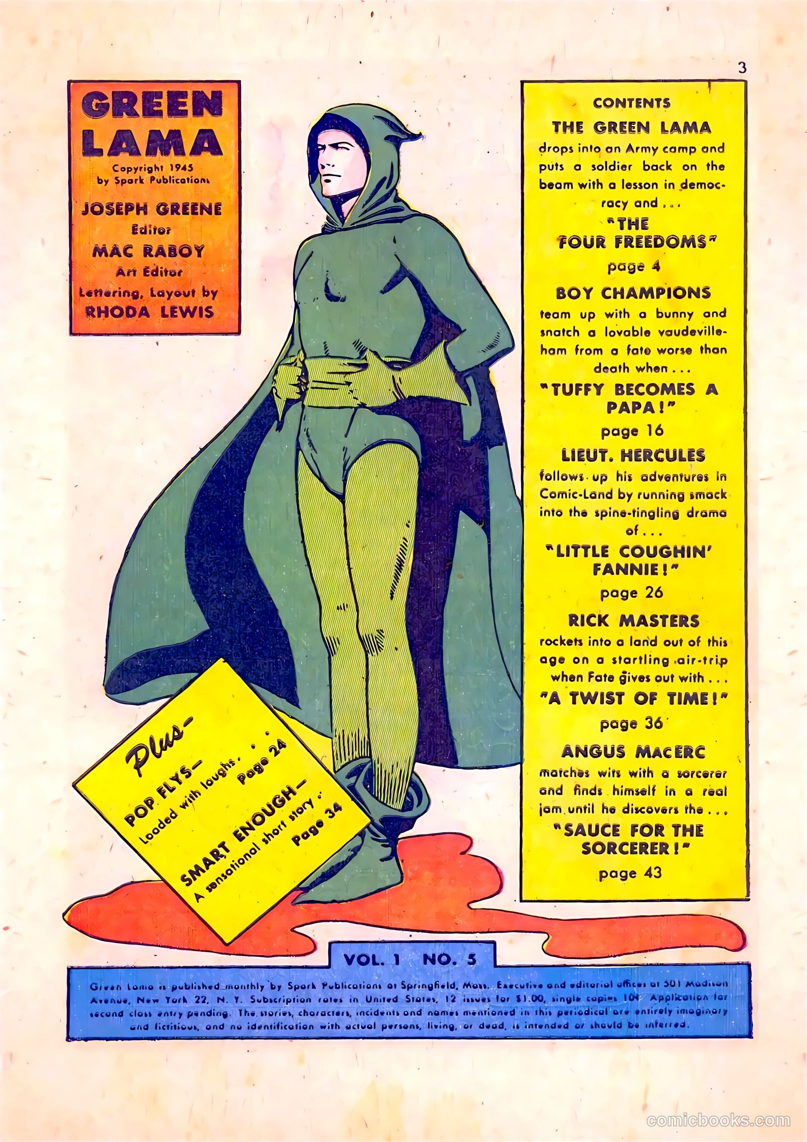 Green Lama #5 — page 2 of 50