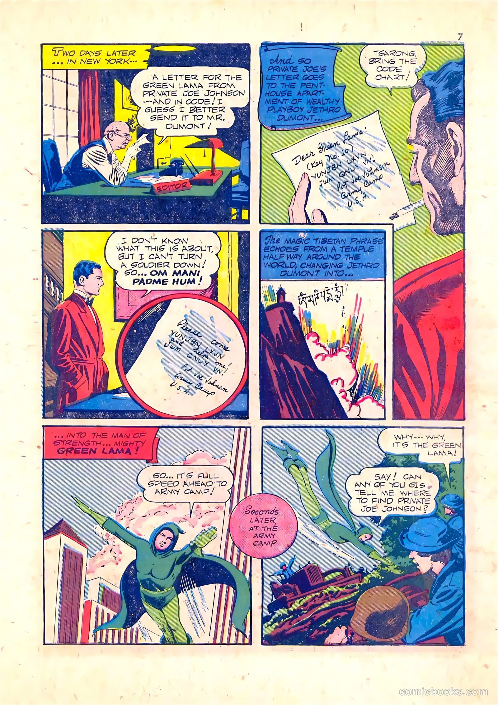 Green Lama #5 — page 6 of 50