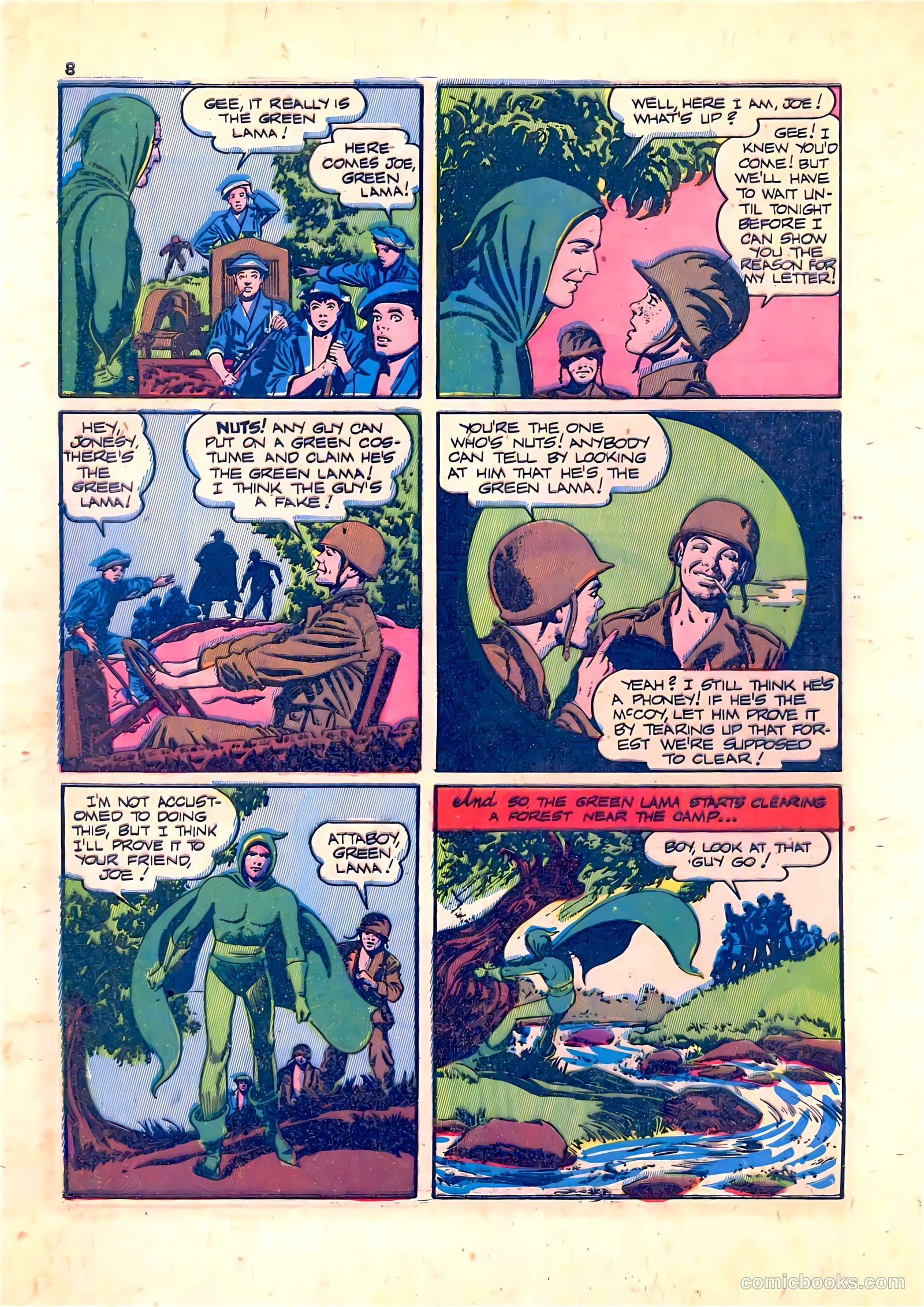Green Lama #5 — page 7 of 50