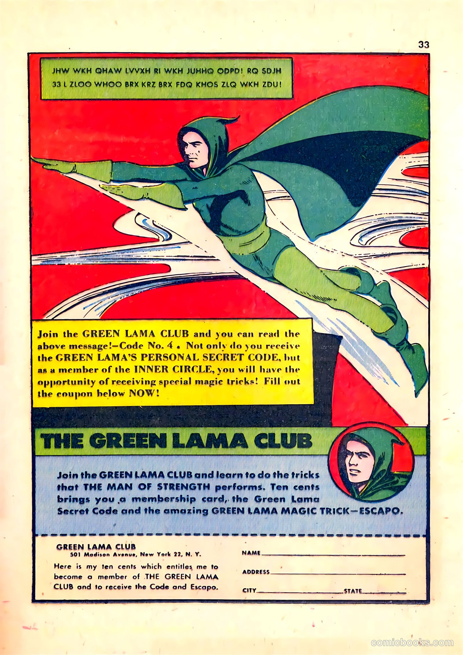 Green Lama #5 — page 32 of 50