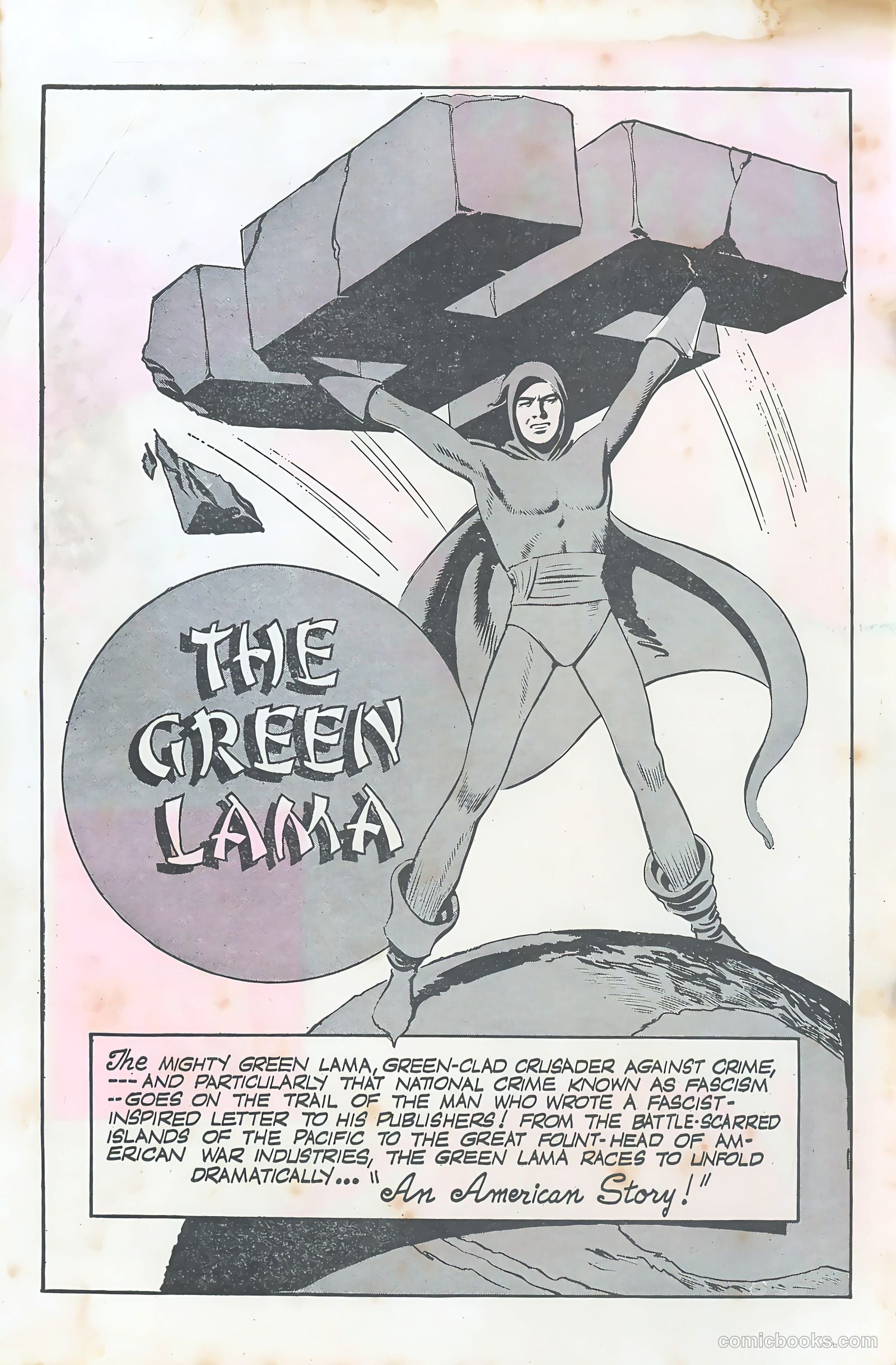 Green Lama #6 — page 2 of 36