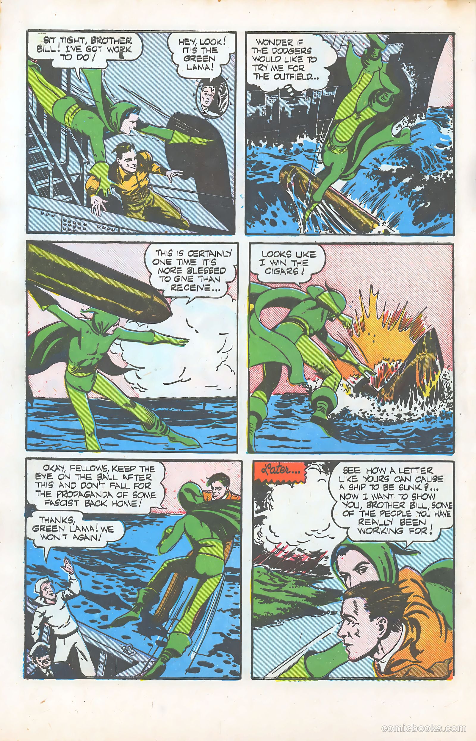 Green Lama #6 — page 8 of 36