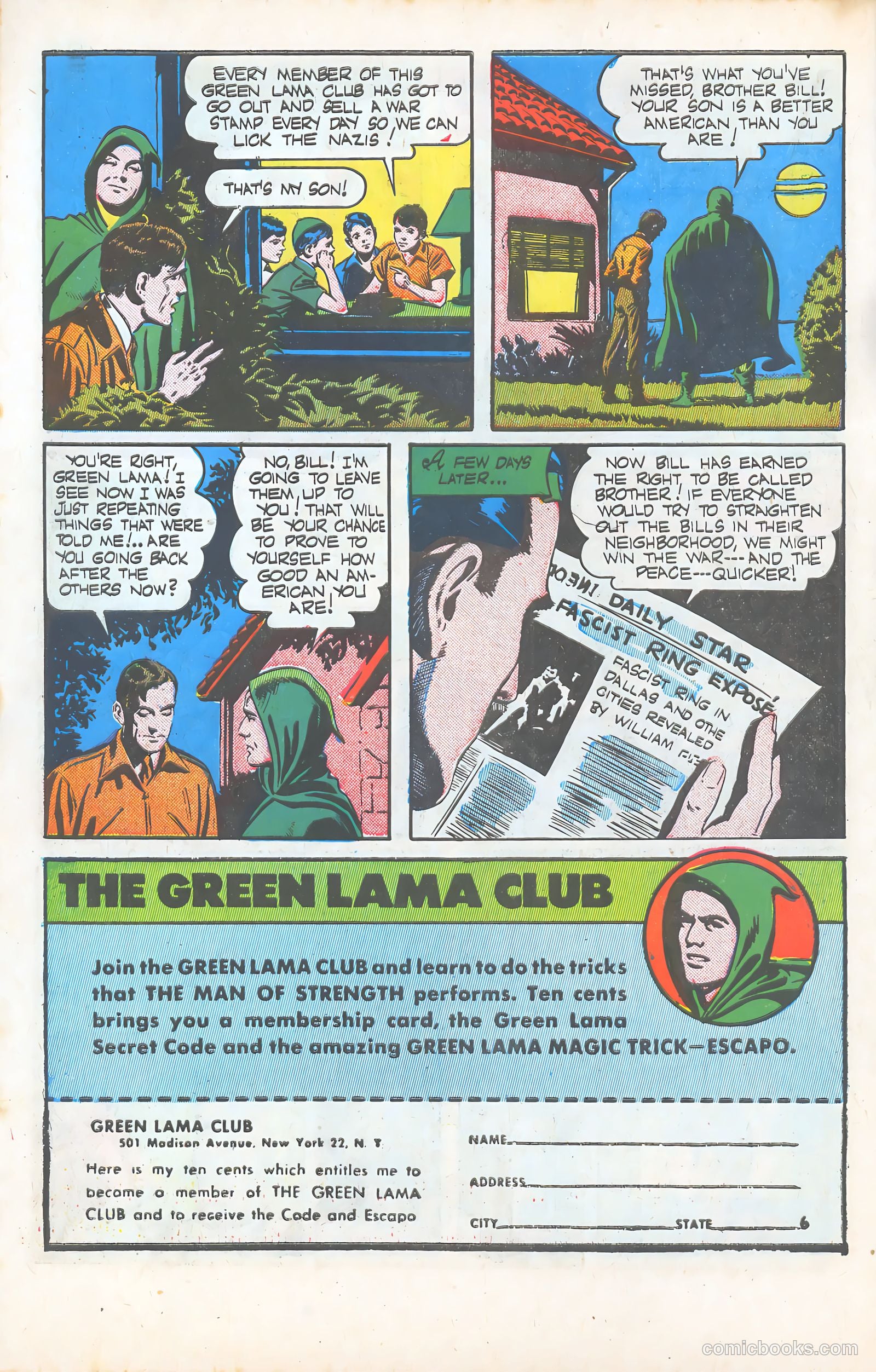 Green Lama #6 — page 10 of 36
