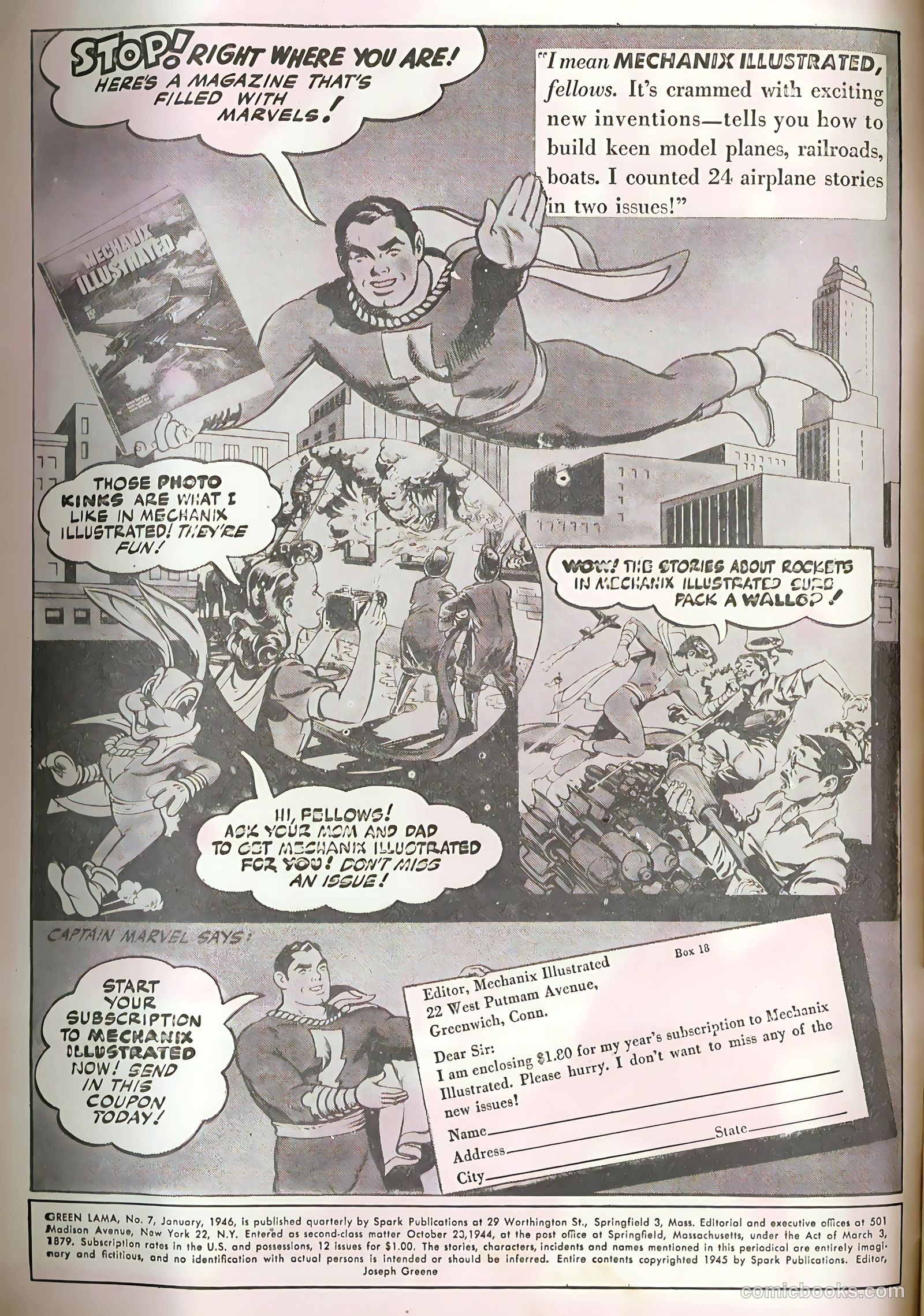 Green Lama #7 — page 2 of 36