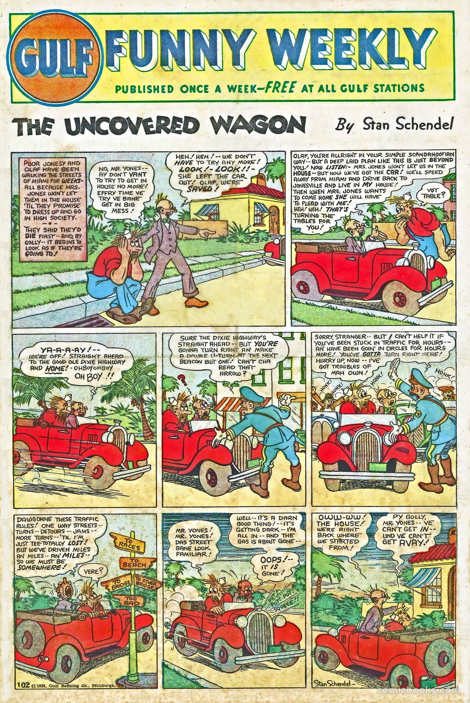 Gulf Funny Weekly #102 — page 1 of 4
