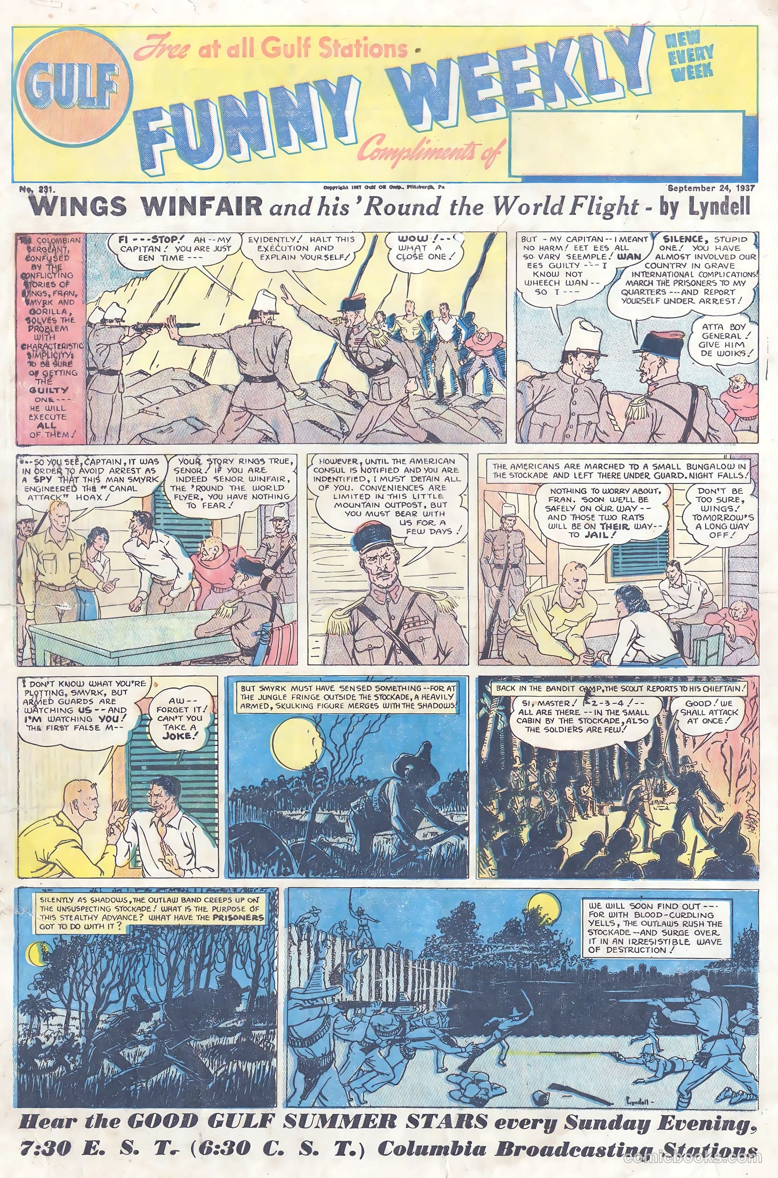 Gulf Funny Weekly #231 — page 1 of 5