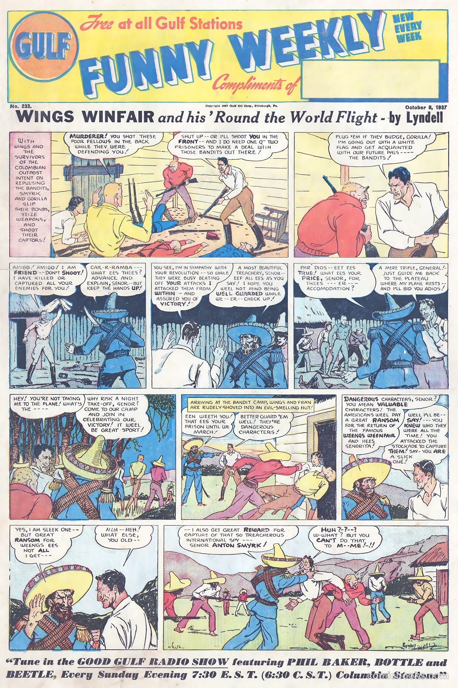 Gulf Funny Weekly #233 — page 1 of 6