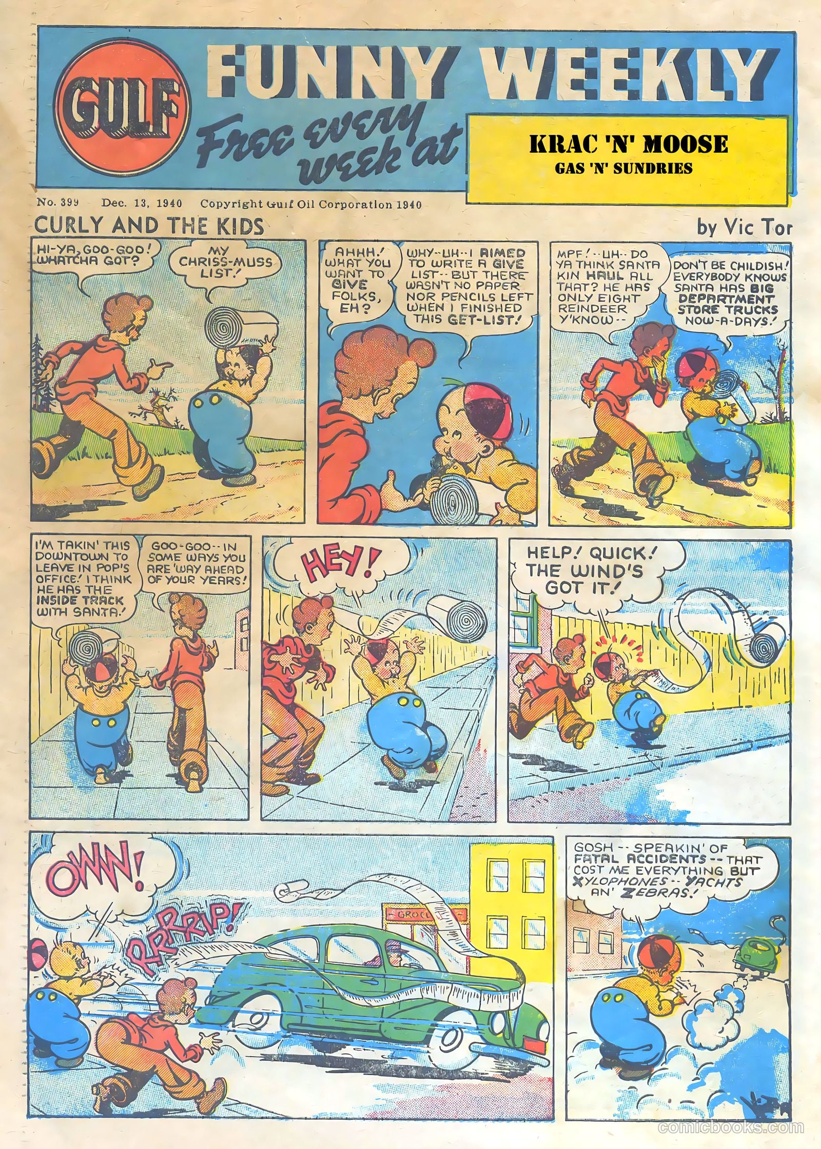Gulf Funny Weekly #399 — page 1 of 4