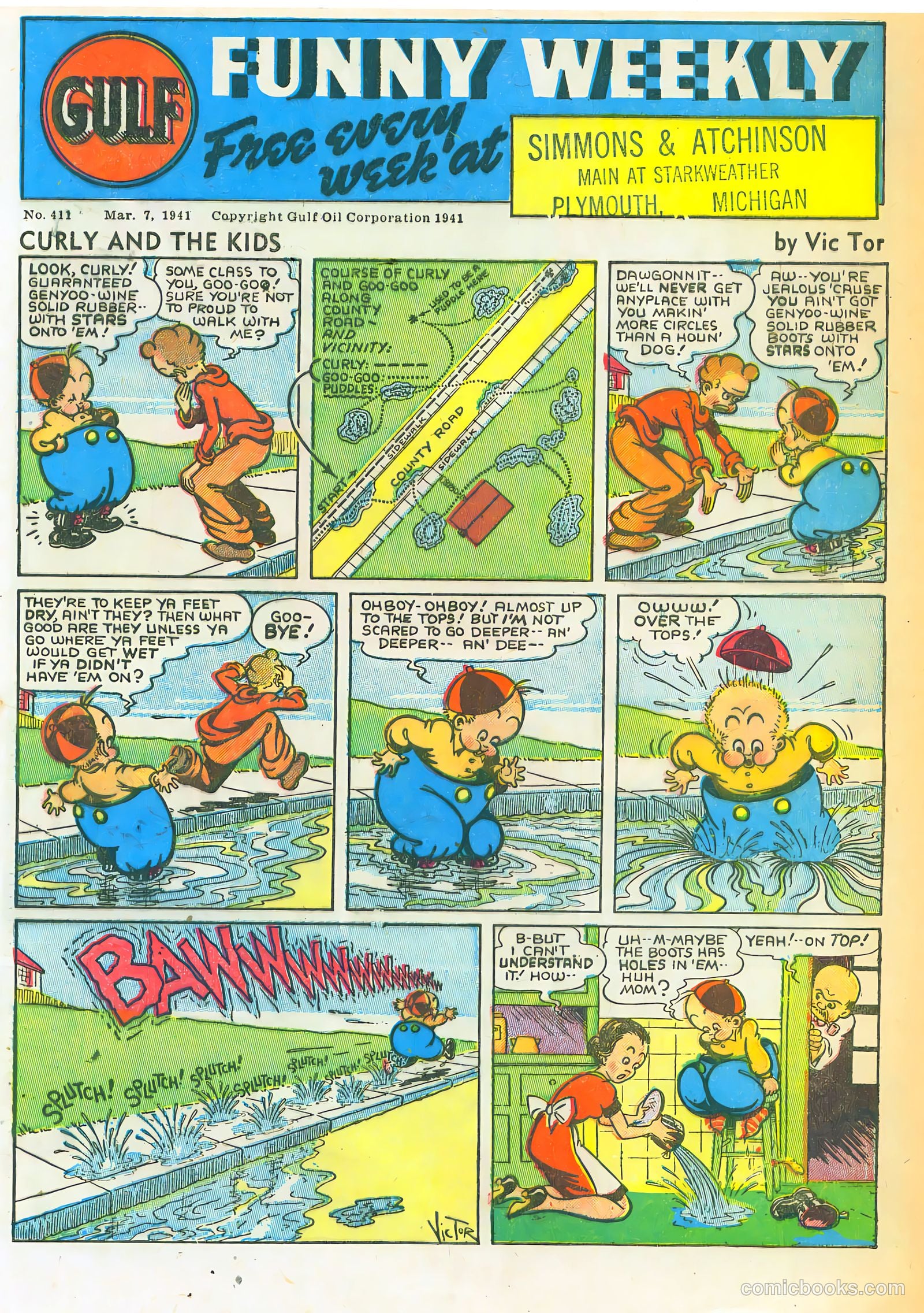 Gulf Funny Weekly #411 — page 1 of 4