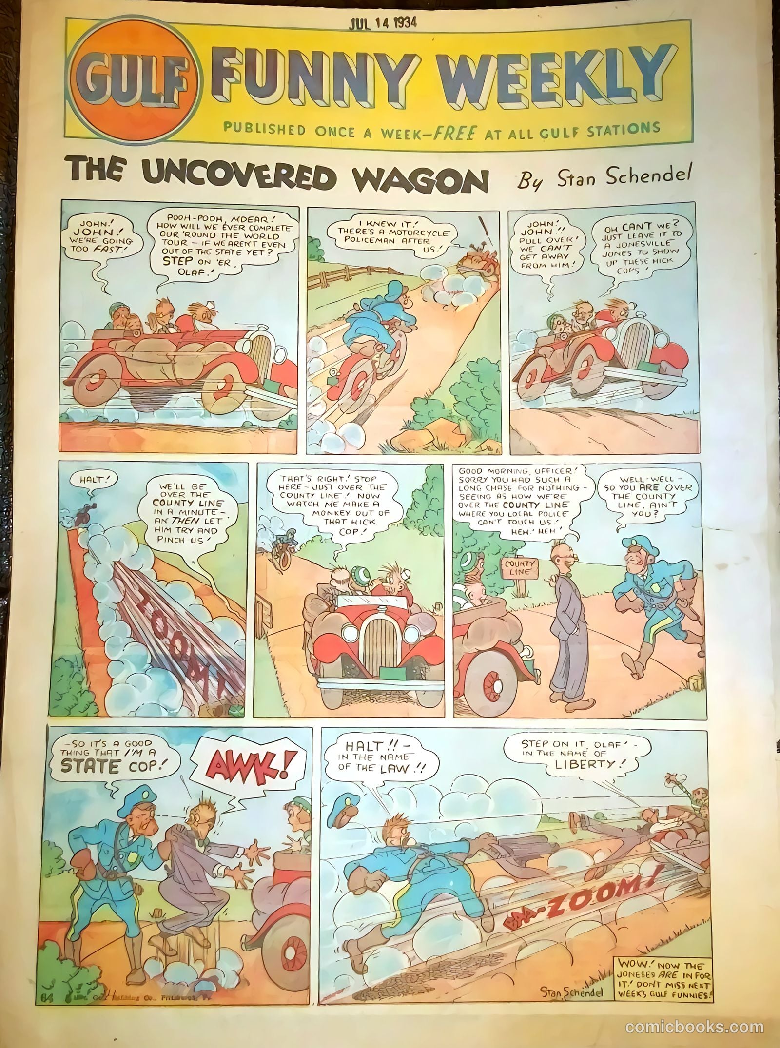 Gulf Funny Weekly #64 — page 1 of 4