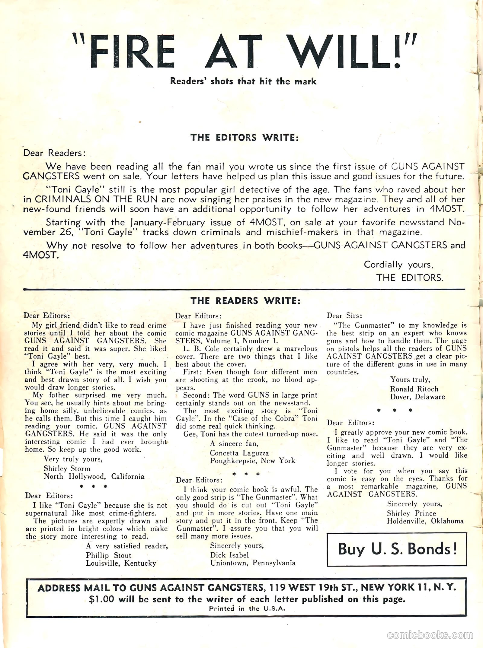 Guns Against Gangsters #3 — page 2 of 36