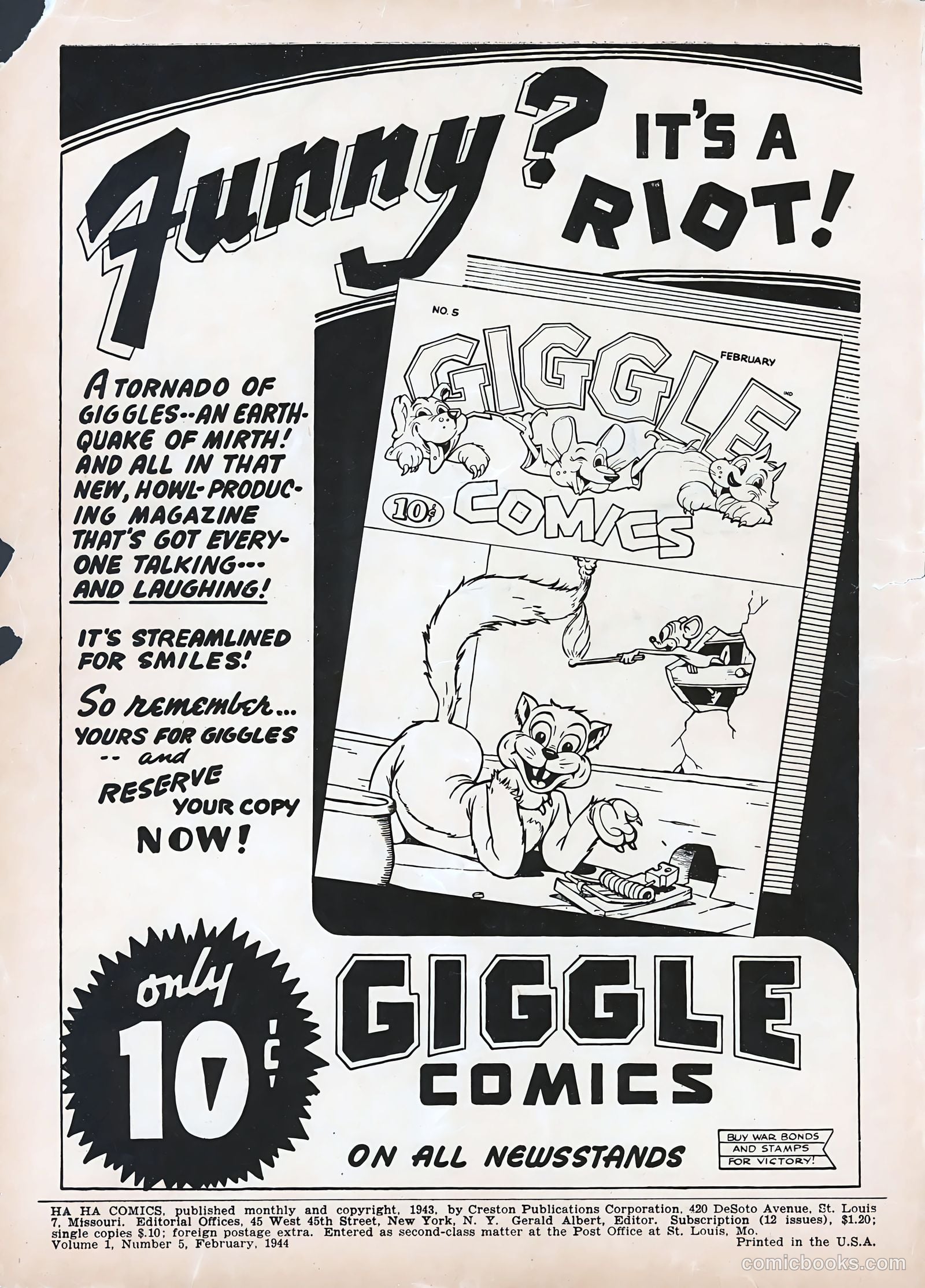 Ha Ha Comics #5 — page 2 of 60