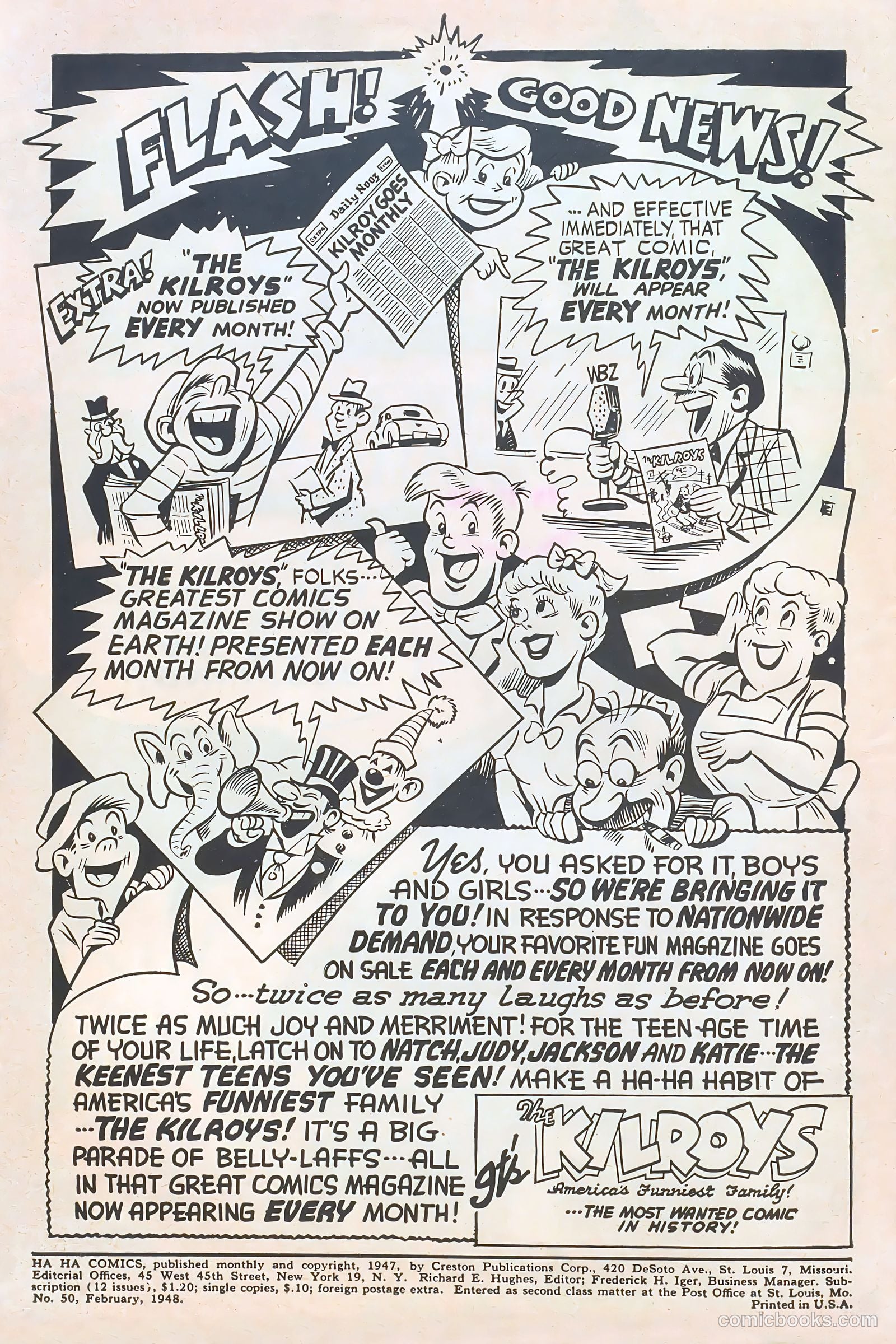 Ha Ha Comics #50 — page 2 of 52