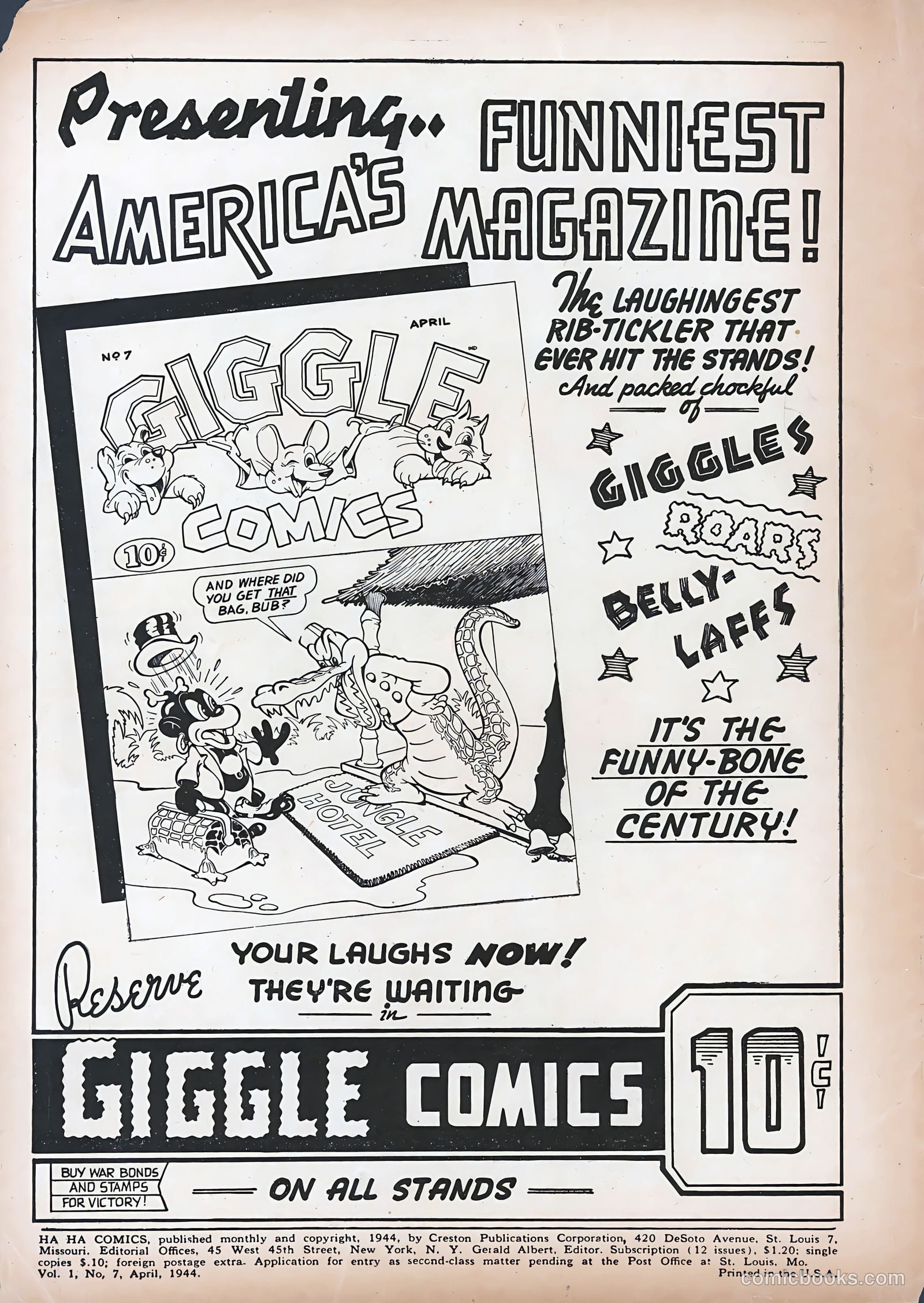 Ha Ha Comics #7 — page 2 of 60