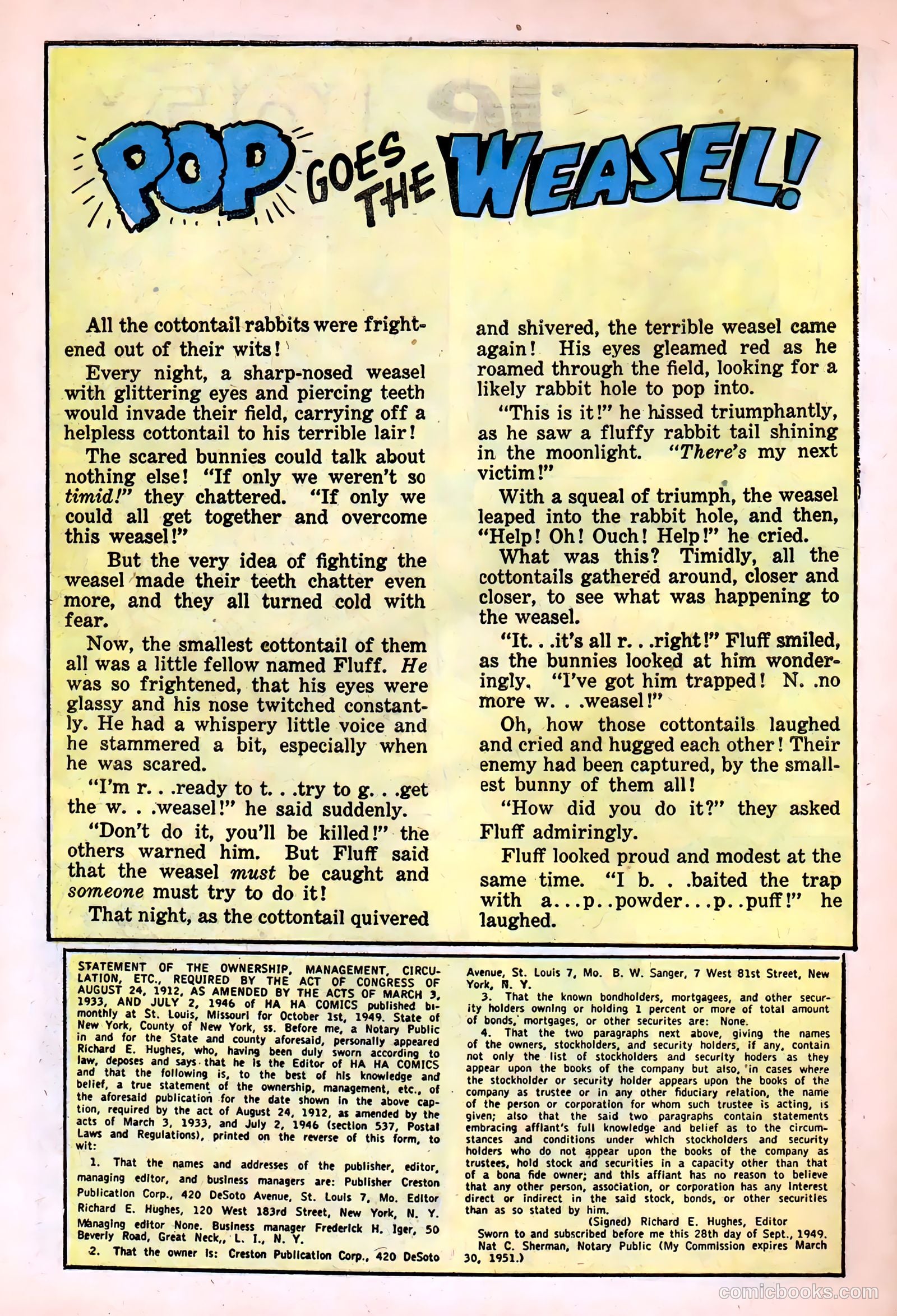 Ha Ha Comics #70 — page 40 of 52