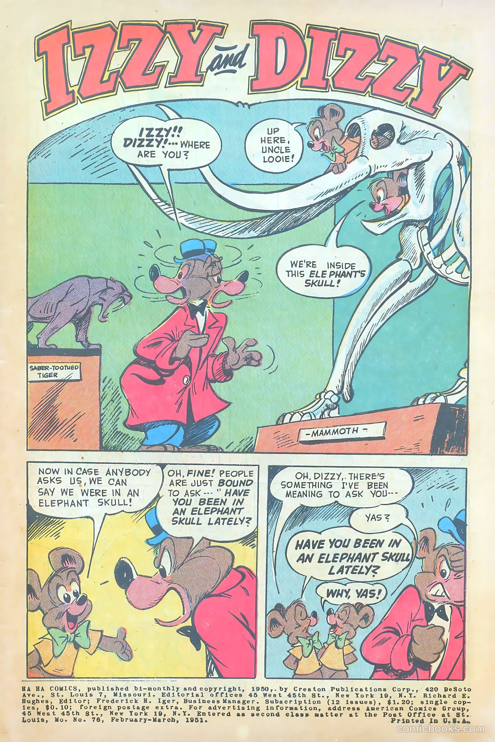 Ha Ha Comics #76 — page 3 of 52