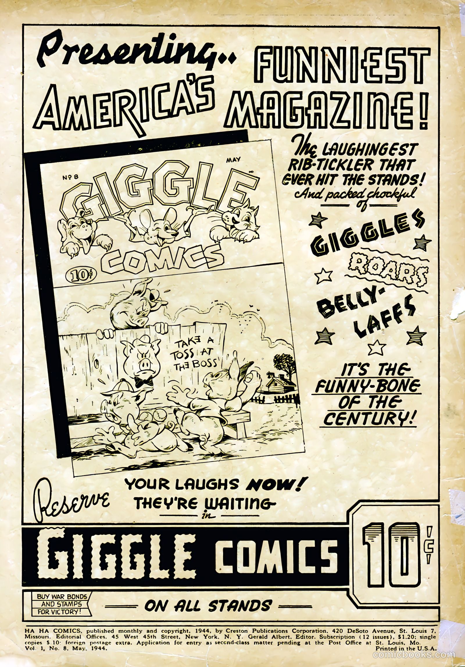 Ha Ha Comics #8 — page 2 of 60