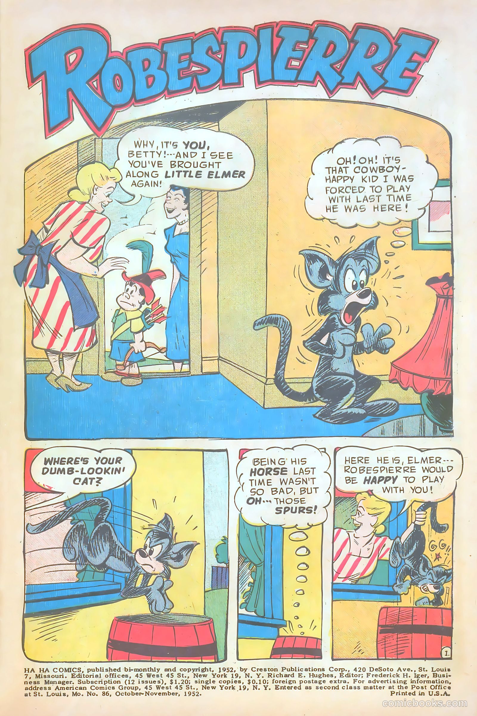 Ha Ha Comics #86 — page 3 of 36