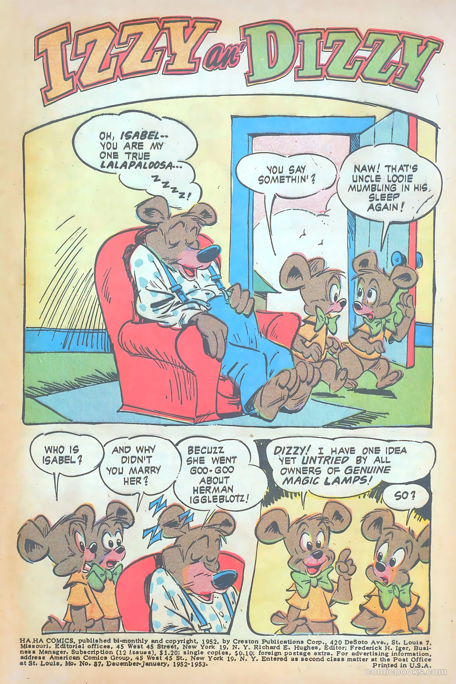 Ha Ha Comics #87 — page 3 of 36