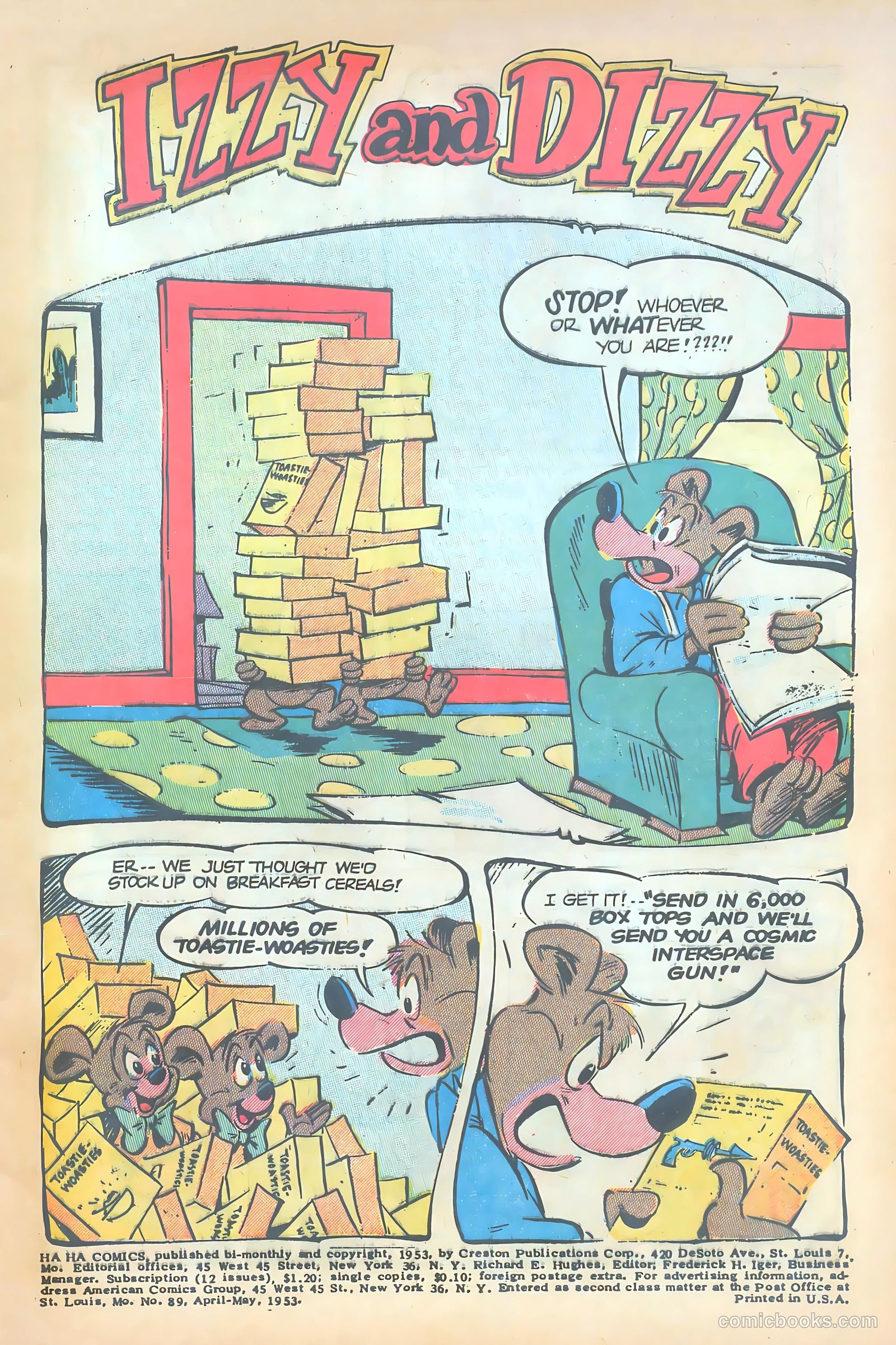 Ha Ha Comics #89 — page 3 of 36
