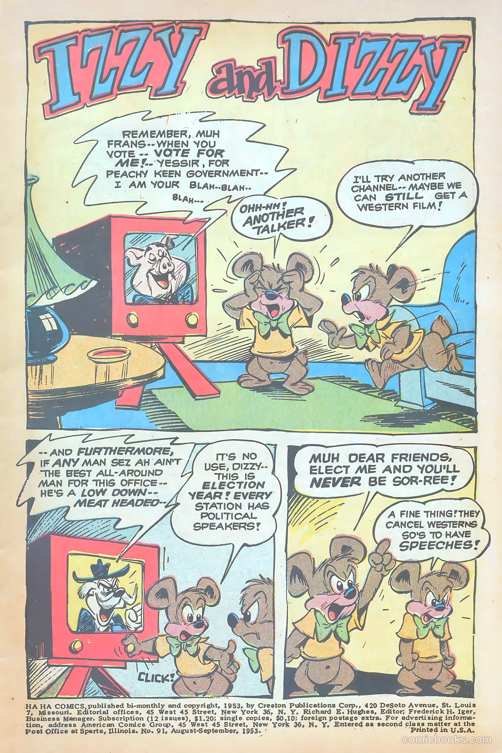 Ha Ha Comics #91 — page 3 of 36