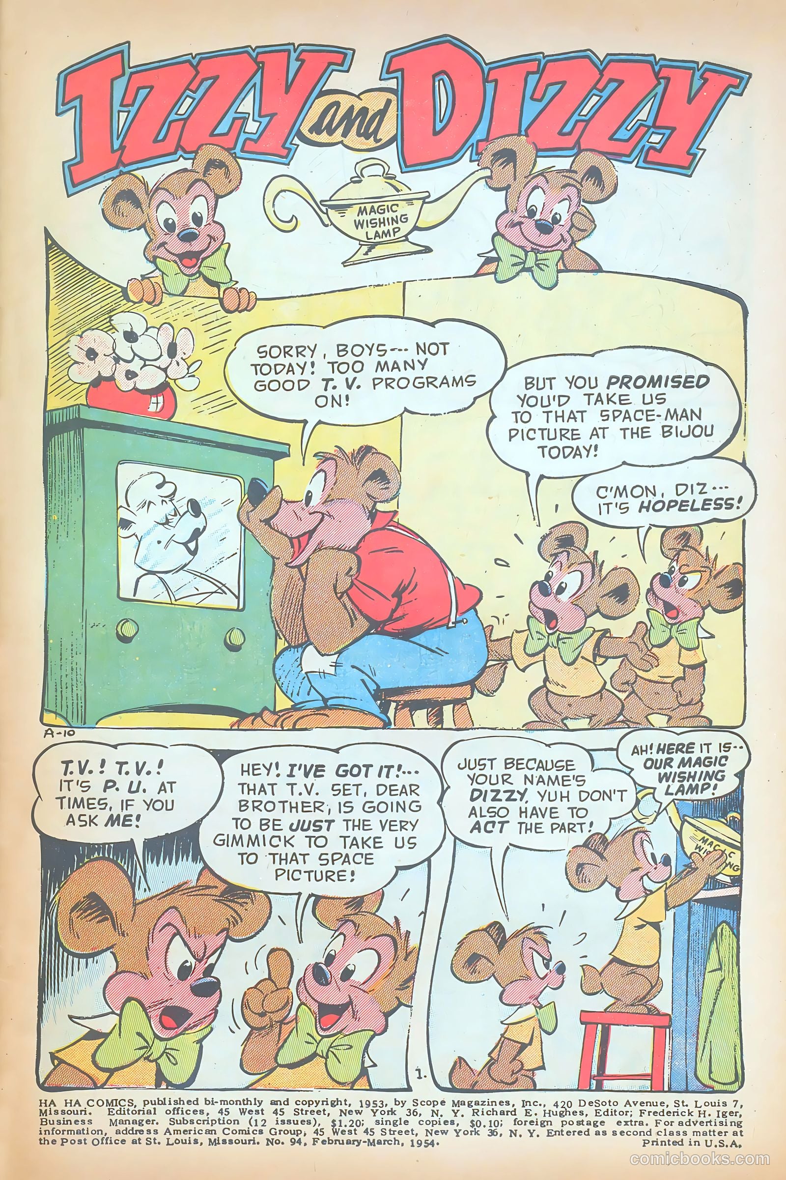 Ha Ha Comics #94 — page 3 of 36