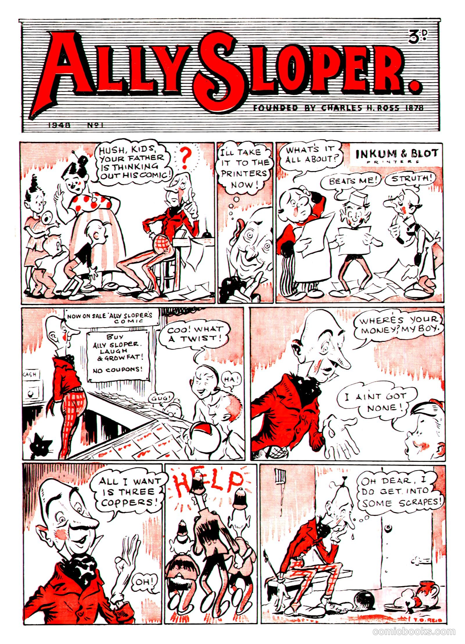 Ally Sloper #1 — page 1 of 7