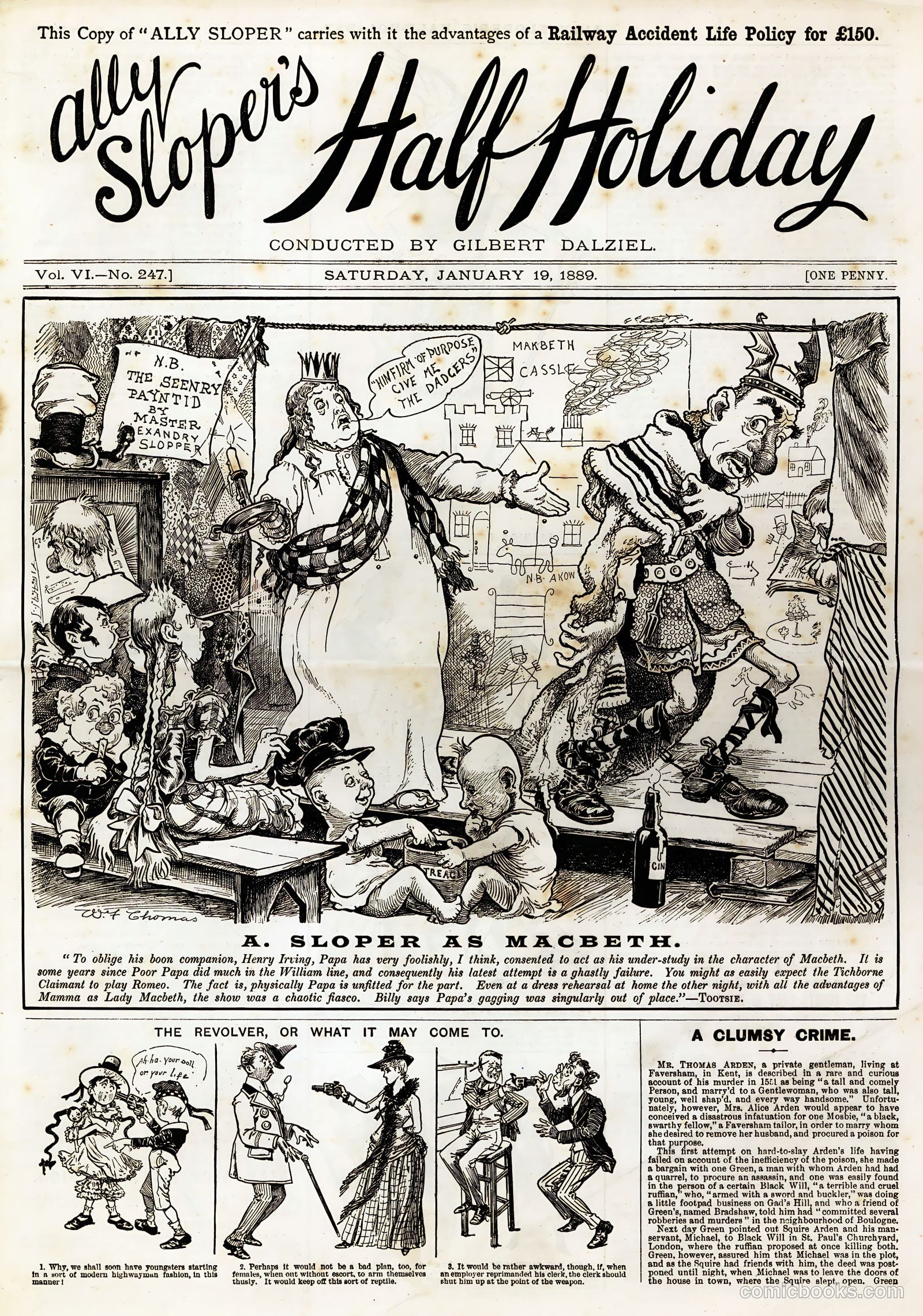 Ally Sloper's Half Holiday #247 — page 1 of 8