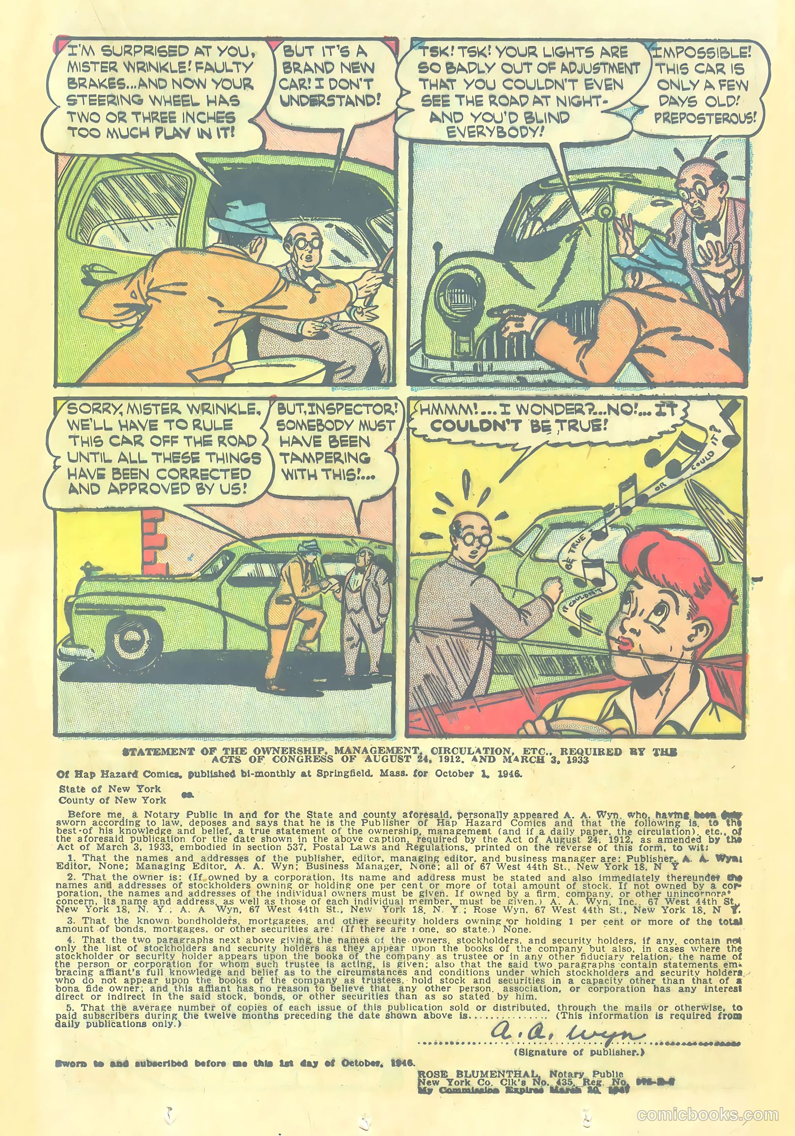 Hap Hazard Comics #14 — page 23 of 52
