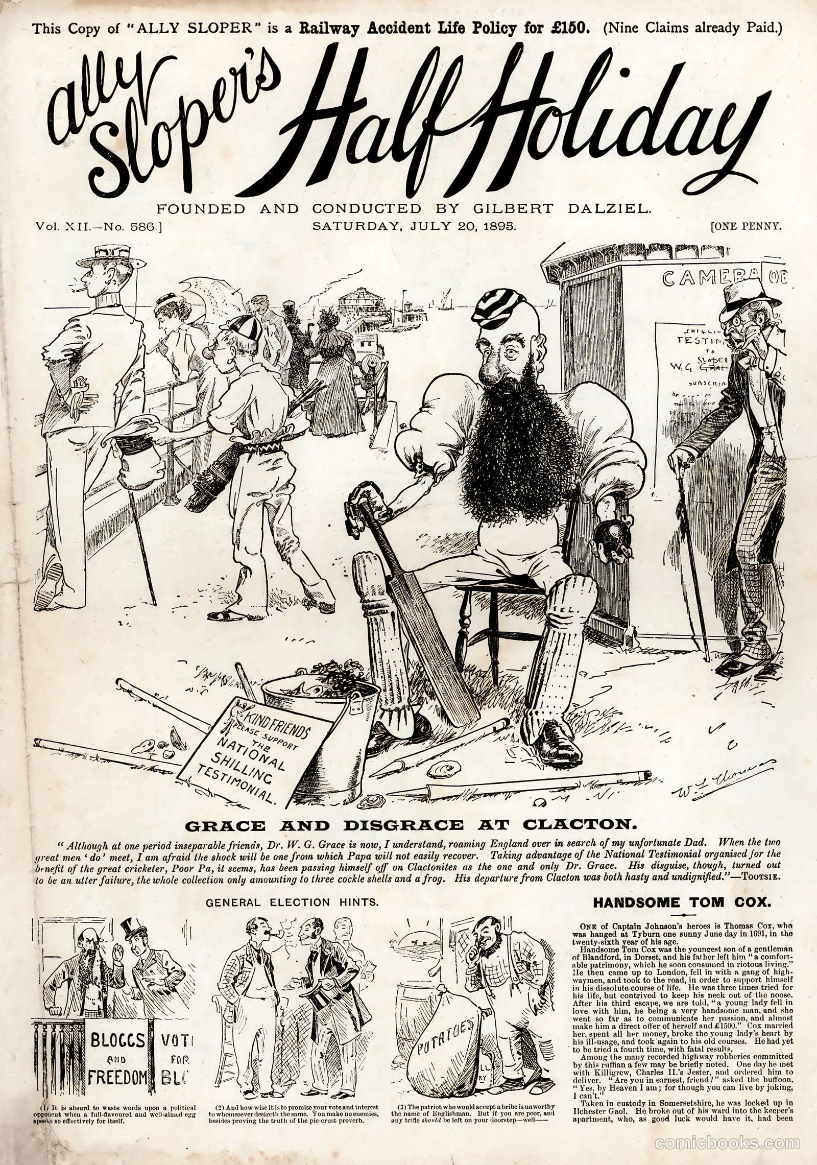 Ally Sloper's Half Holiday #586 — page 1 of 8